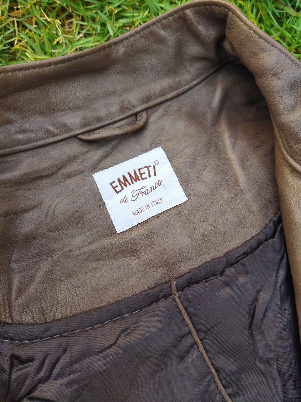 Genuine Leather Emmeti di Franco Lamb Skin Jacket Size US L / EU 52-54 / 3 - 5 Thumbnail