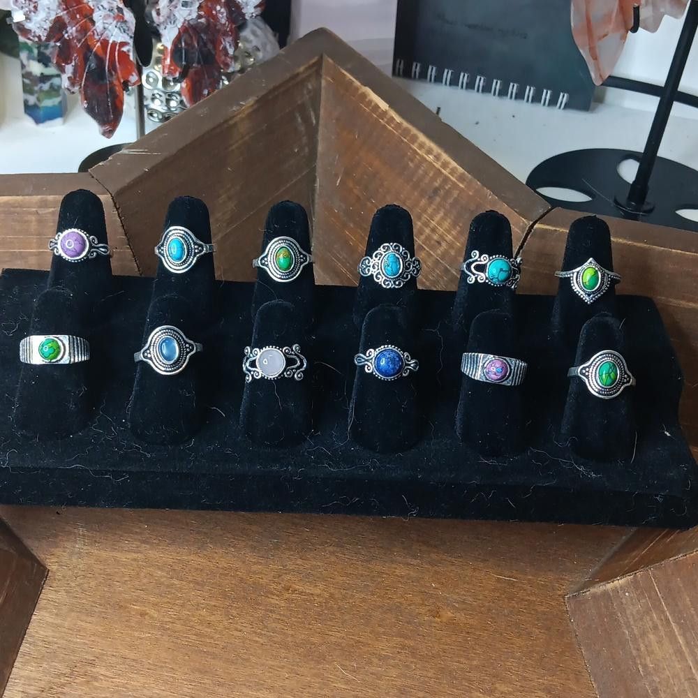 Designer Ring lot, 12 ring, size 6-7 Size ONE SIZE - 1 Thumbnail