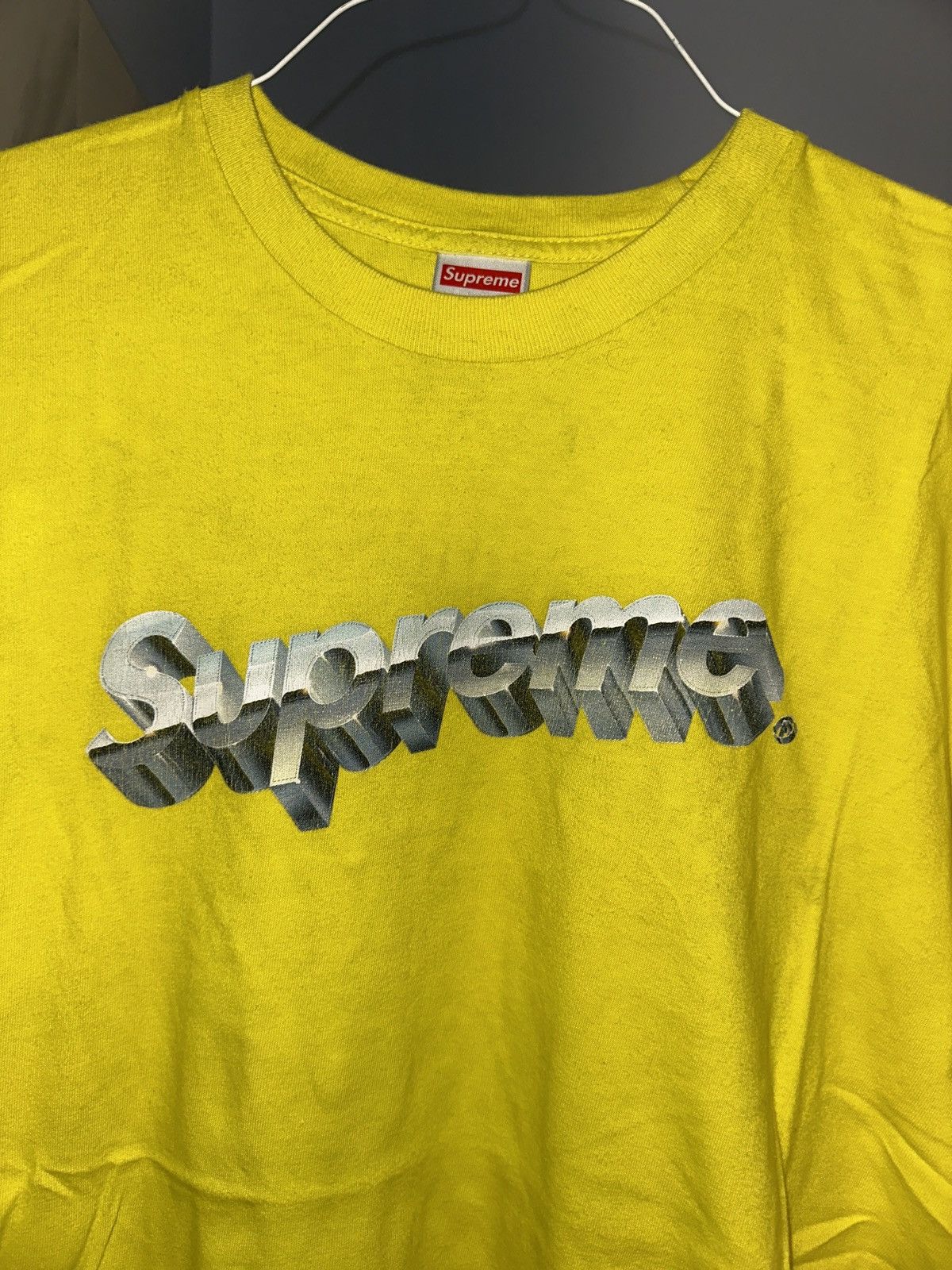 Supreme × Vintage Supreme T shirt yellow vintage Size US L / EU 52-54 / 3 - 3 Thumbnail
