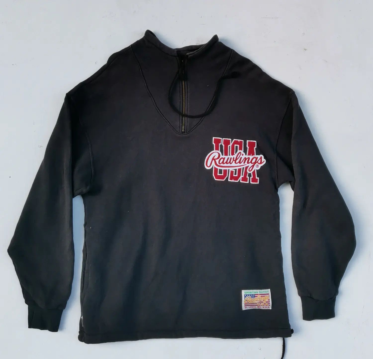 Other Vintage USA Rawling Embroidered Big Logo Sweatshirt Size US M / EU 48-50 / 2 - 1 Thumbnail