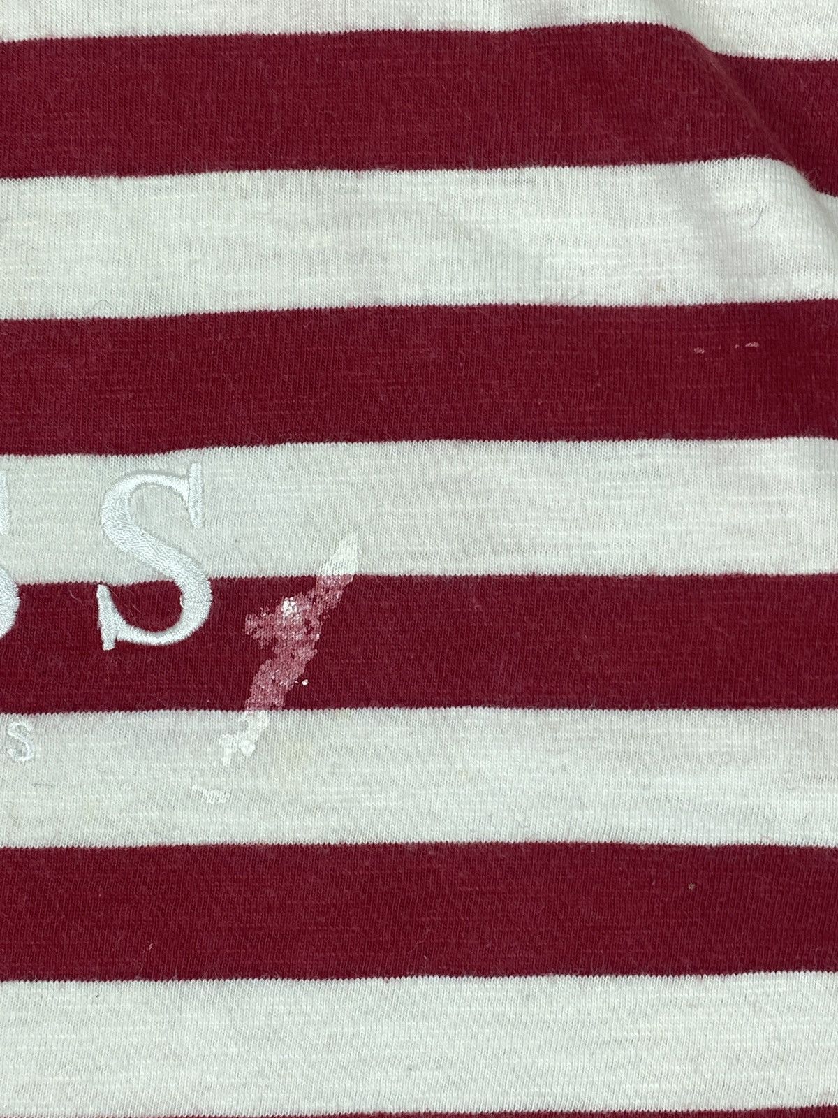 Guess Vintage Guess Center Logo Striped Tee Y2K T0022 Size US S / EU 44-46 / 1 - 12 Thumbnail