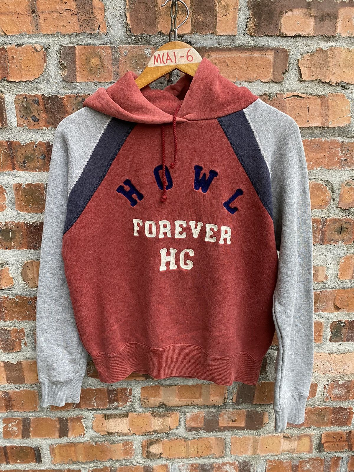 Hysteric Glamour 1990s HG Howl raglan hoodie Size US S / EU 44-46 / 1 - 2 Thumbnail