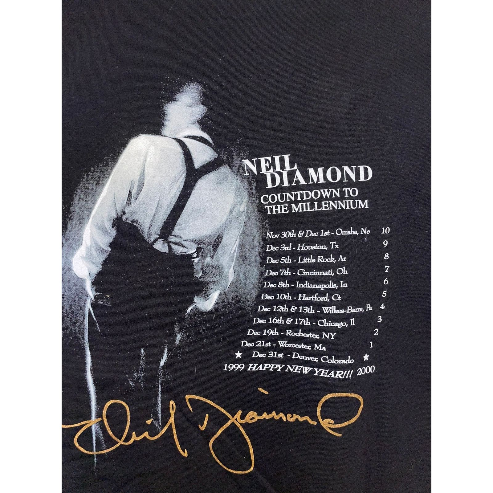 Vintage Womens Vintage Neil Diamond Shirt As Time Goes By Tee 1998 X Size XL / US 12-14 / IT 48-50 - 8 Thumbnail