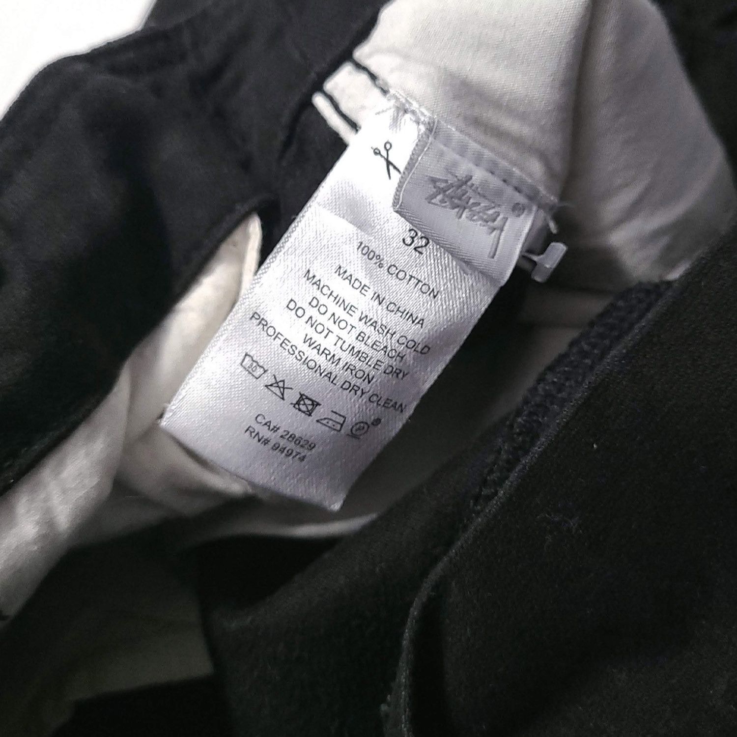 Stussy Suplus Cargo Pant Black 116502