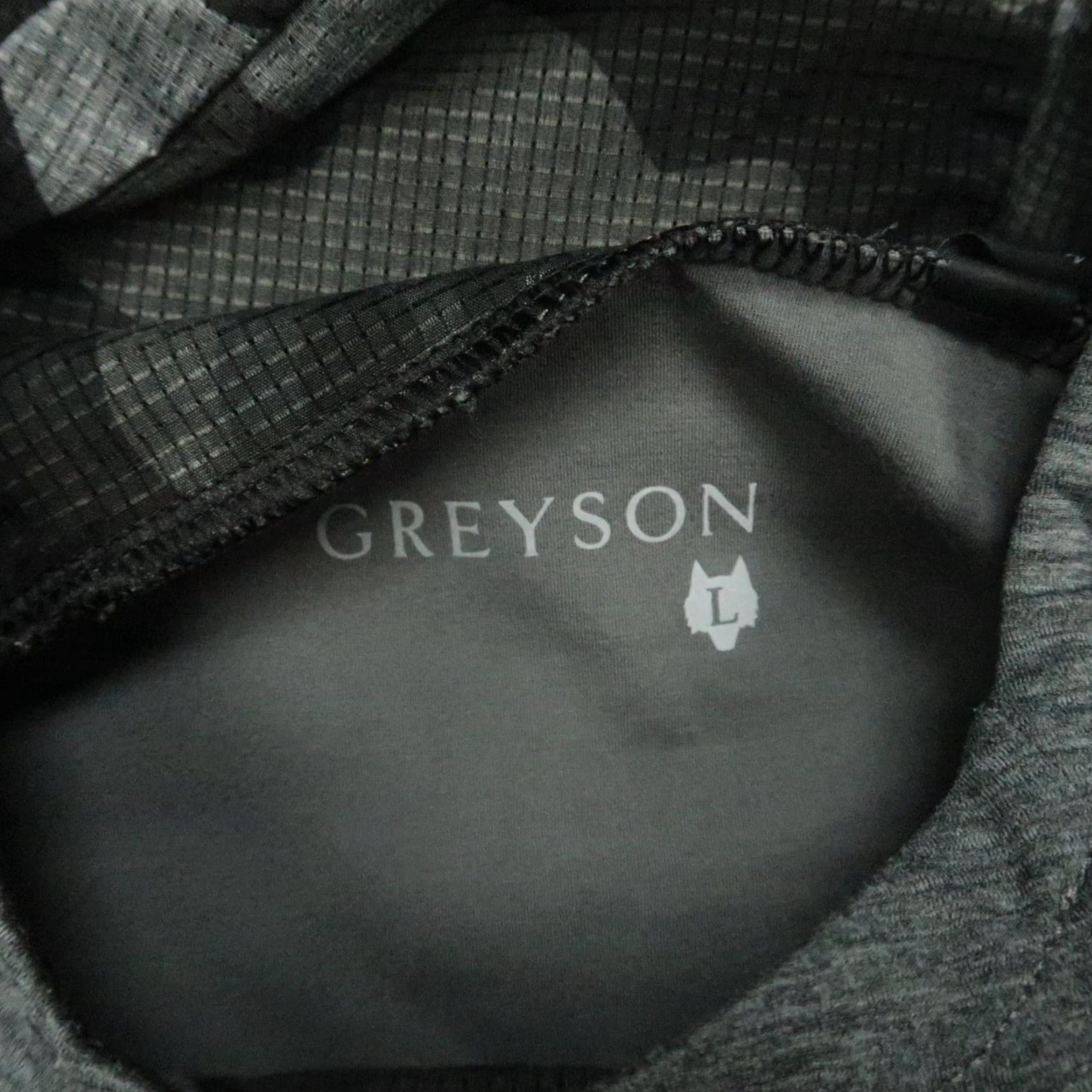 Vintage Greyson Hoodie Mens Large Gray Pullover Zip Hooded Pocket Performance Size US L / EU 52-54 / 3 - 3 Thumbnail