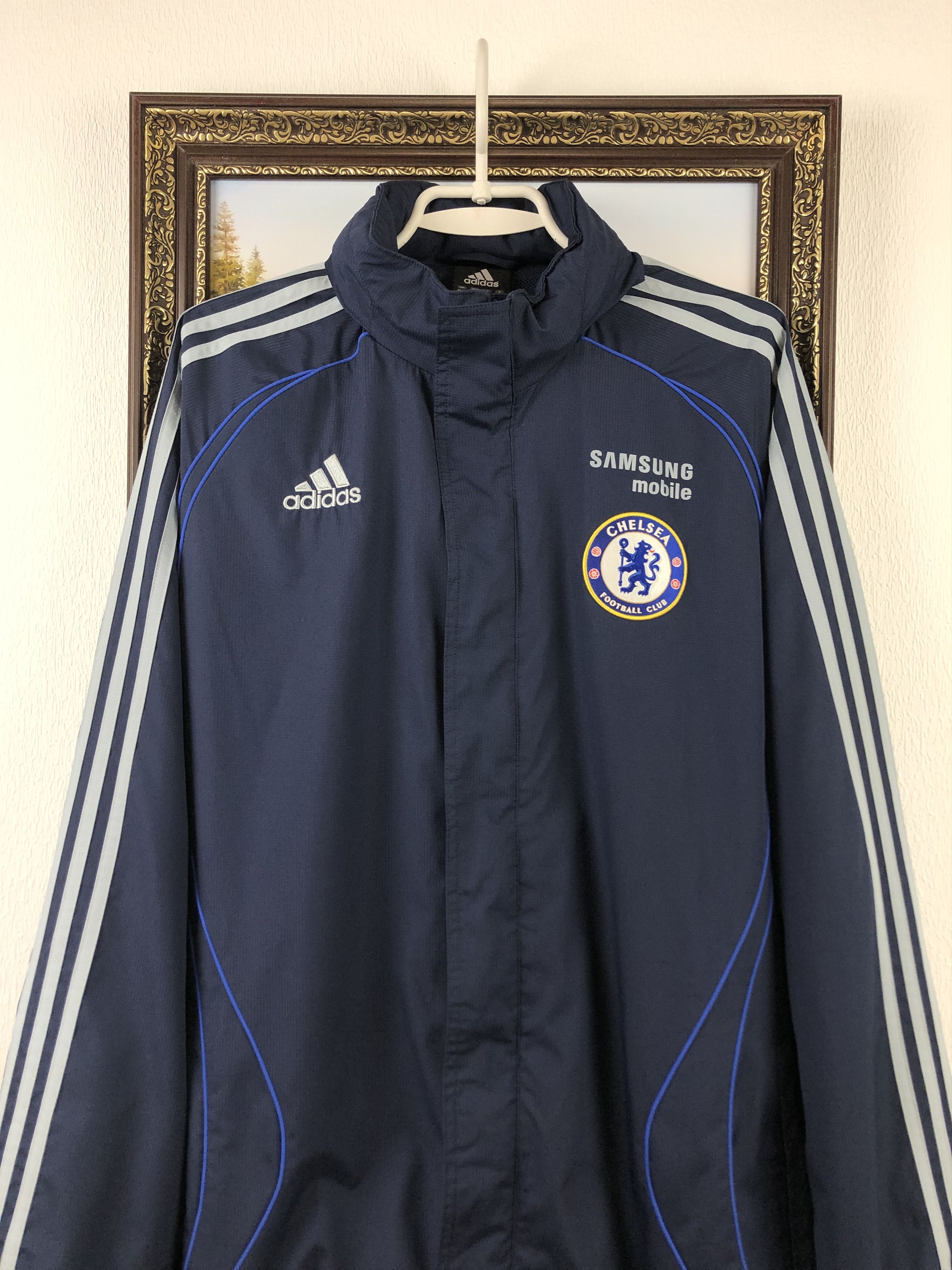 Adidas Vintage Chelsea Football Jacket Soccer Windbreaker Track Size US S / EU 44-46 / 1 - 2 Thumbnail