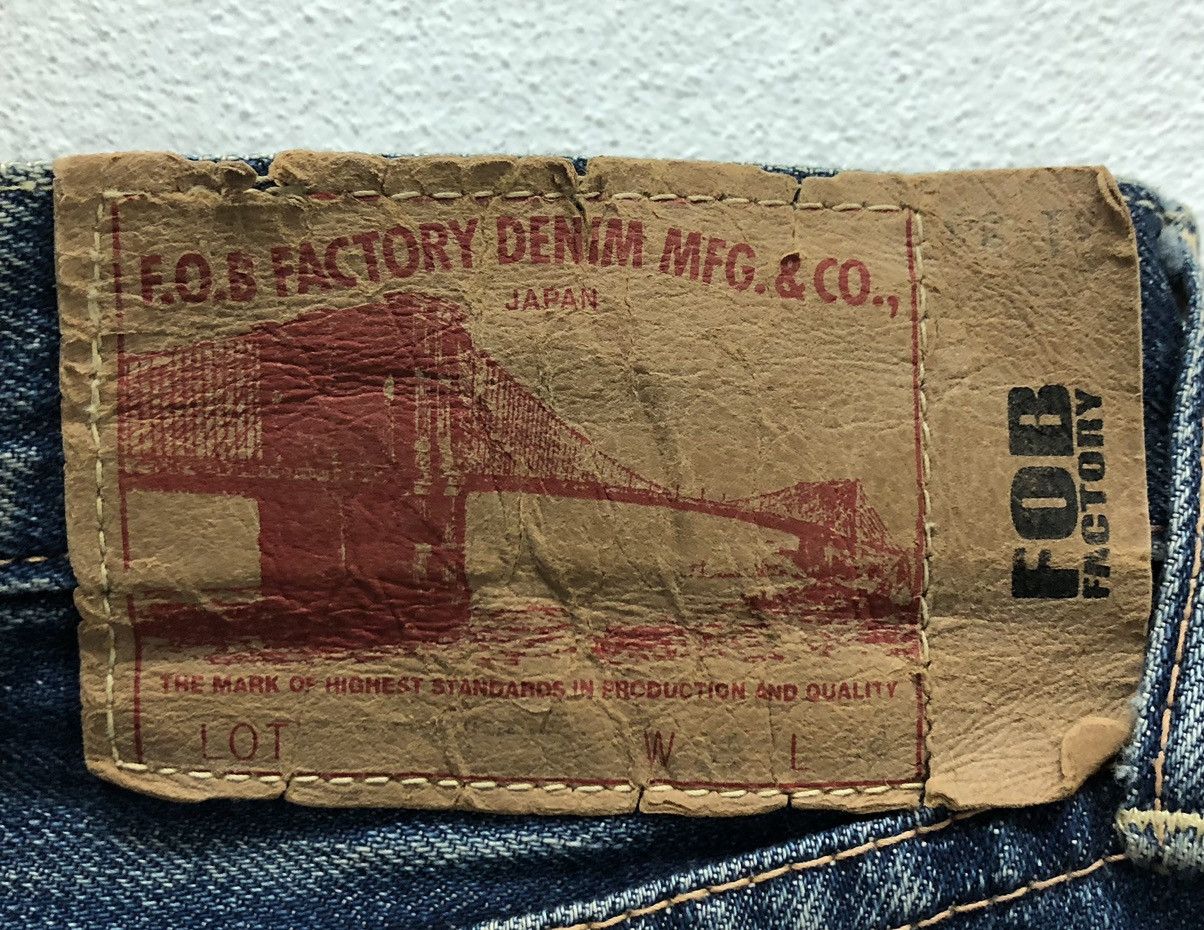 FOB Factory Vintage FOB Factory Made In Japan Denim Pants Size US 33 - 8 Thumbnail