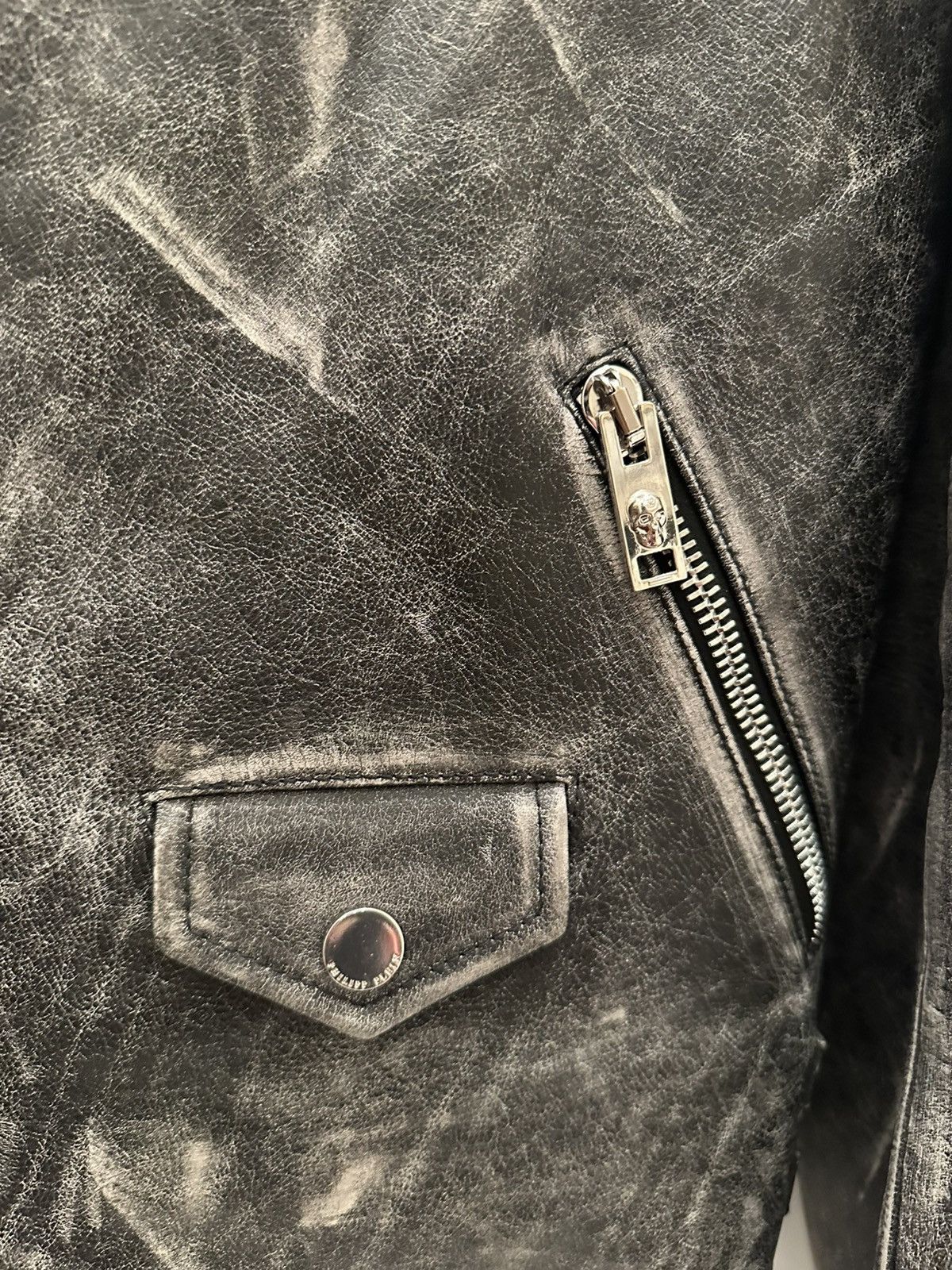 Philipp Plein Phillipp Plein Leather Jacket Size US L / EU 52-54 / 3 - 10 Thumbnail