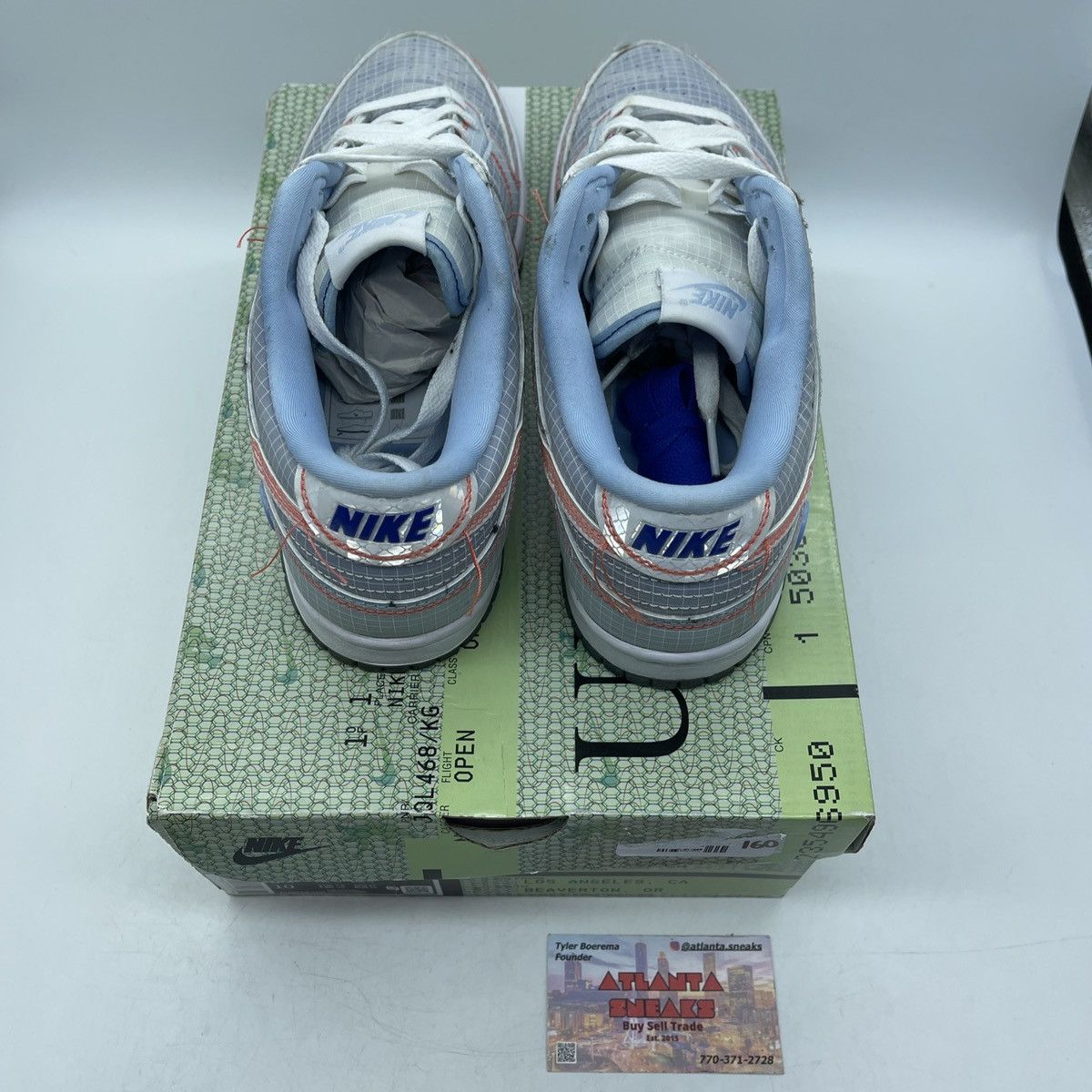 Nike Union LA x dunk passport pack argon Size US 8.5 / EU 41-42 - 6 Thumbnail