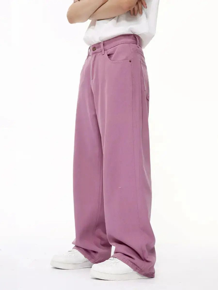 Japanese Brand Retro loose straight leg high street jeans Size US 32 / EU 48 - 6 Thumbnail