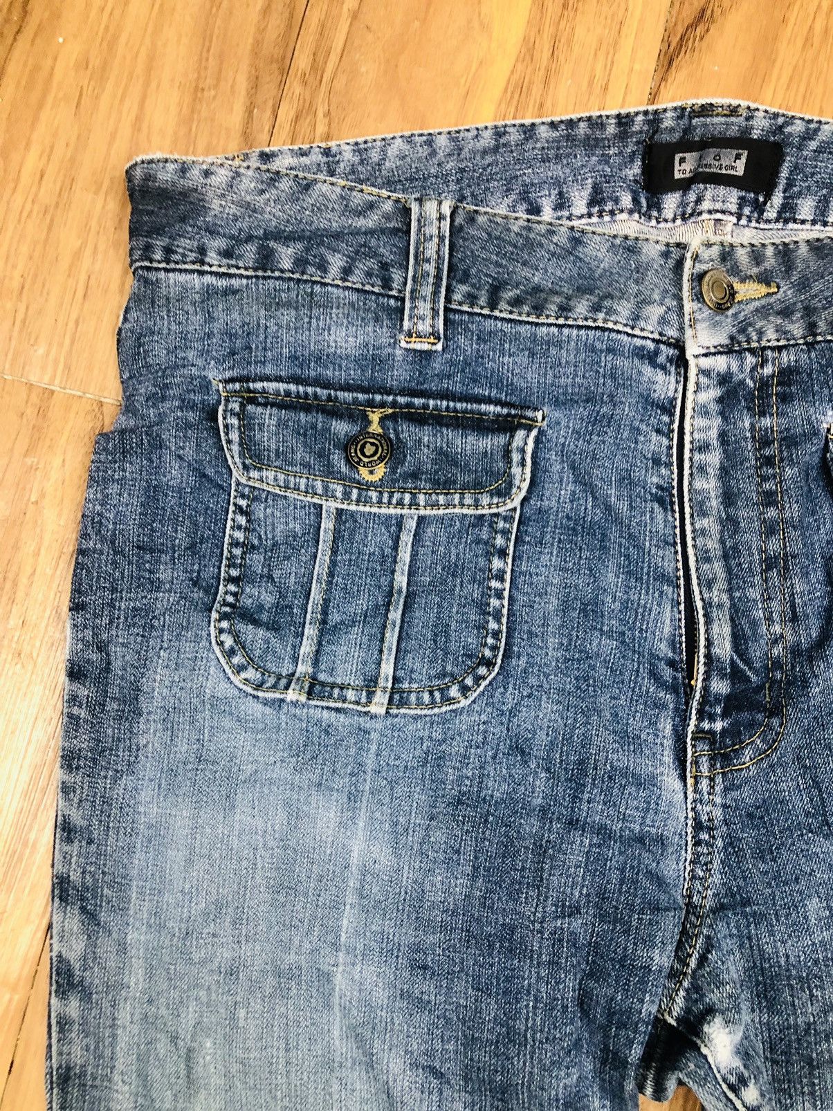 Other FTOF To Aggressive Girl Denim Jeans (21) Size US 35 - 5 Thumbnail