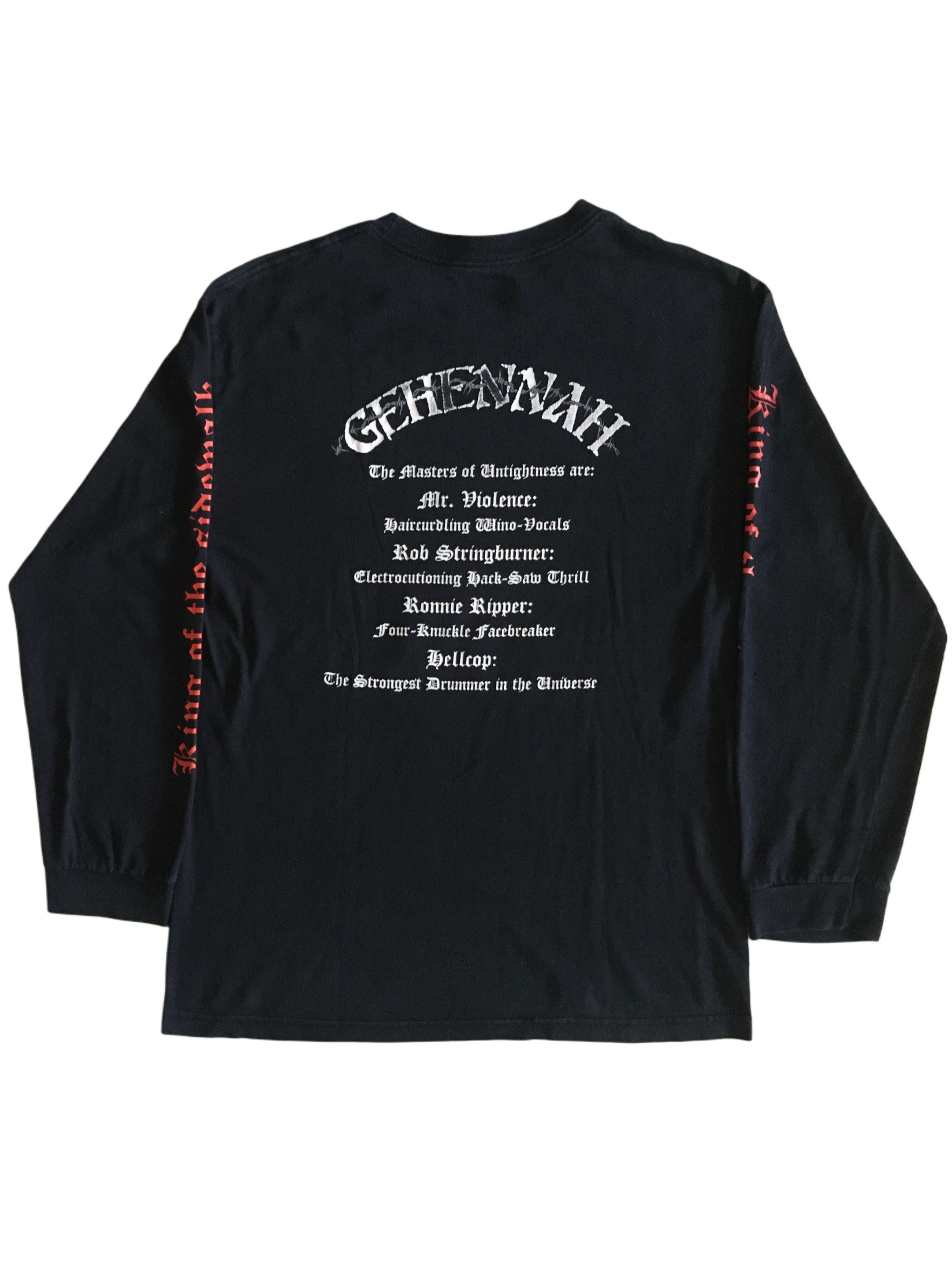 Band Tees Vintage Gehennah - King of The Sidewalk Band Tee Size US L / EU 52-54 / 3 - 7 Thumbnail