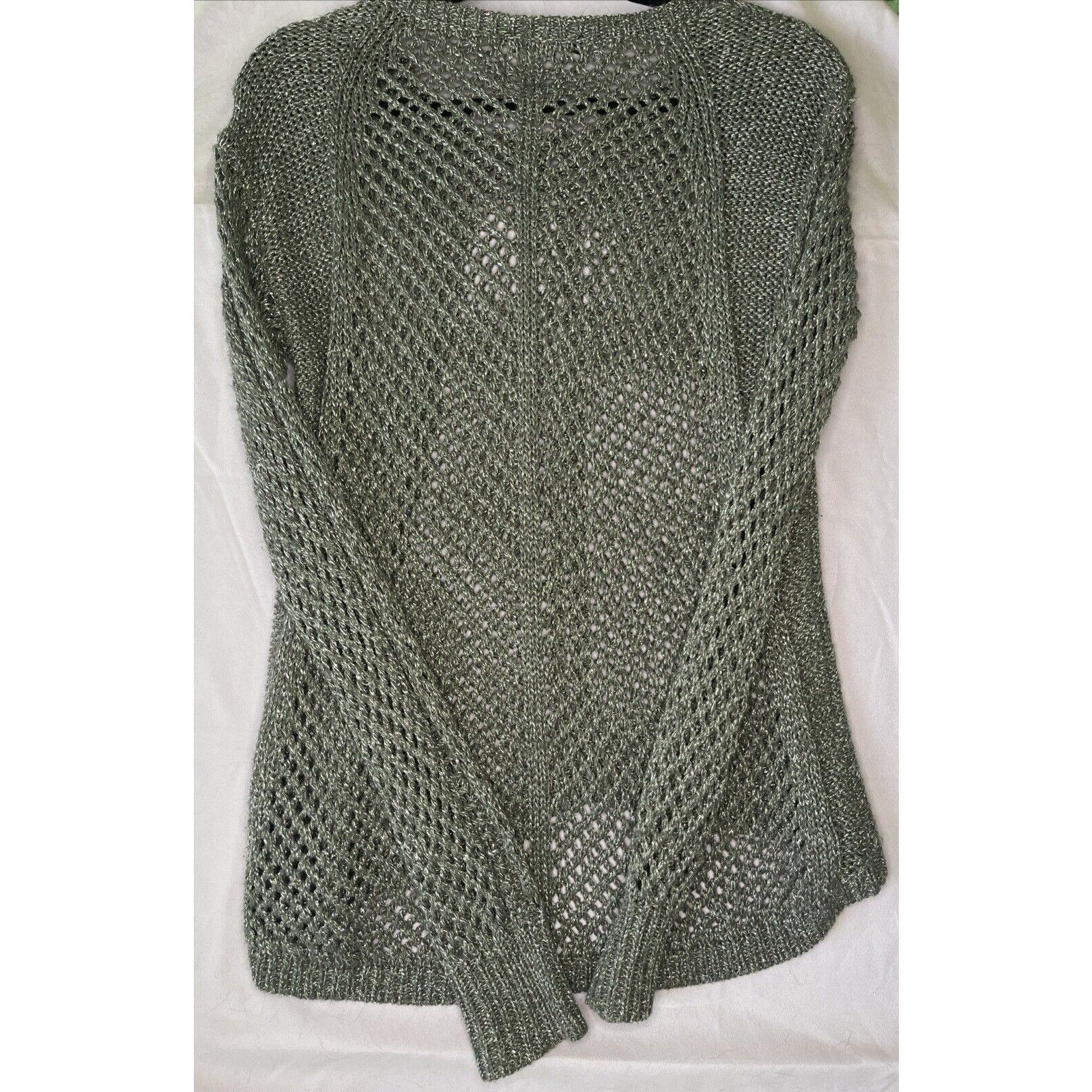 Rock & Republic Rock & Republic Womens Metallic Thread Sweater Large Size S / US 4 / IT 40 - 3 Thumbnail