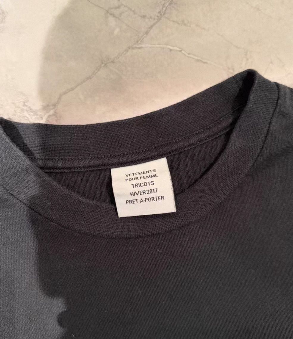 Vetements Vetements Black Front Skull Face Skull Head Short Sleeve Size US XS / EU 42 / 0 - 3 Thumbnail