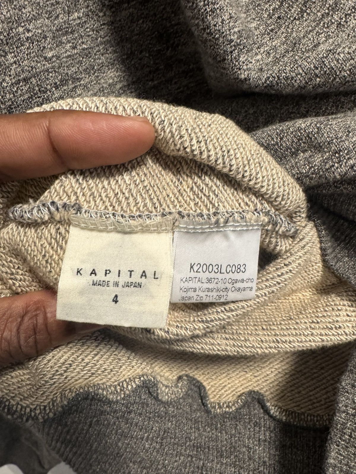 Kapital Kapital Skeleton Crewneck Sweater Size US XL / EU 56 / 4 - 6 Thumbnail