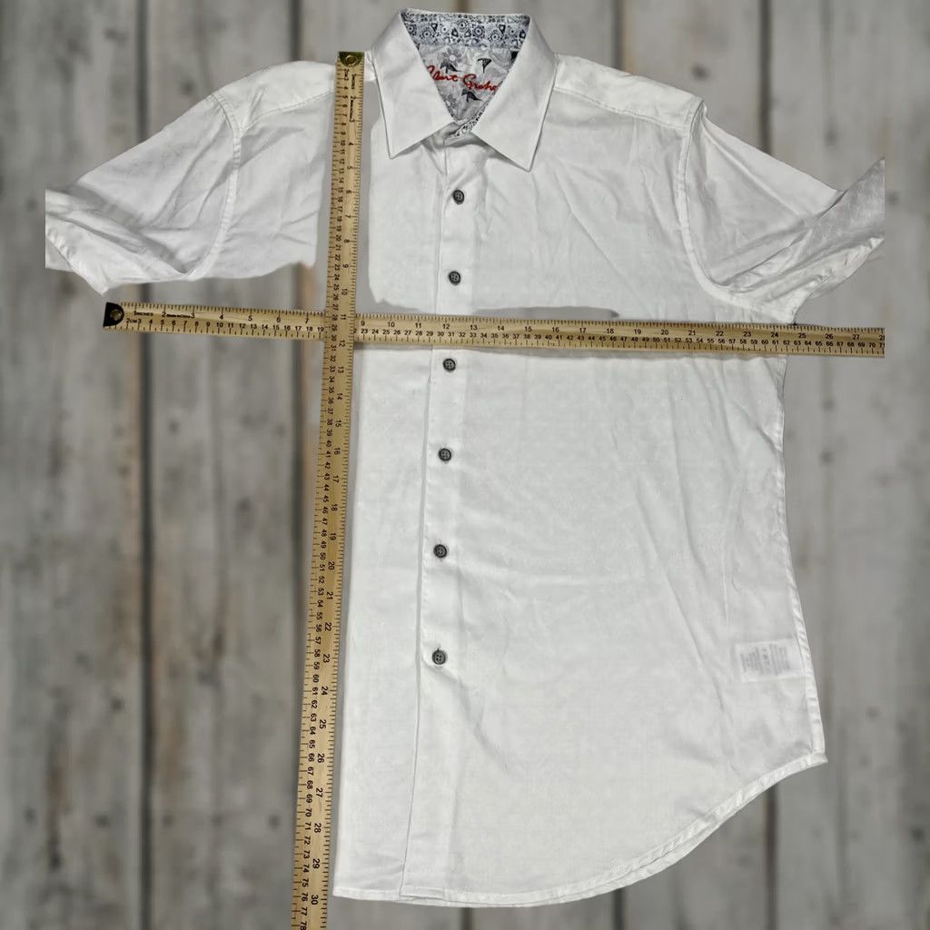 Robert Graham Robert Graham Button-Up Shirt XL White Classic Fit Mens Knowledge Wisdom Truth Size US XL / EU 56 / 4 - 1 Thumbnail