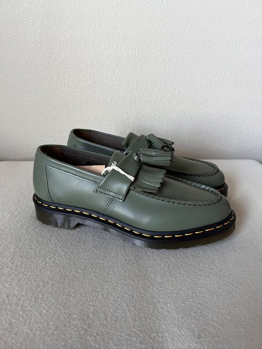 Dr. Martens Dr. Martens Adrian YS Tassel Loafer in Khaki Green