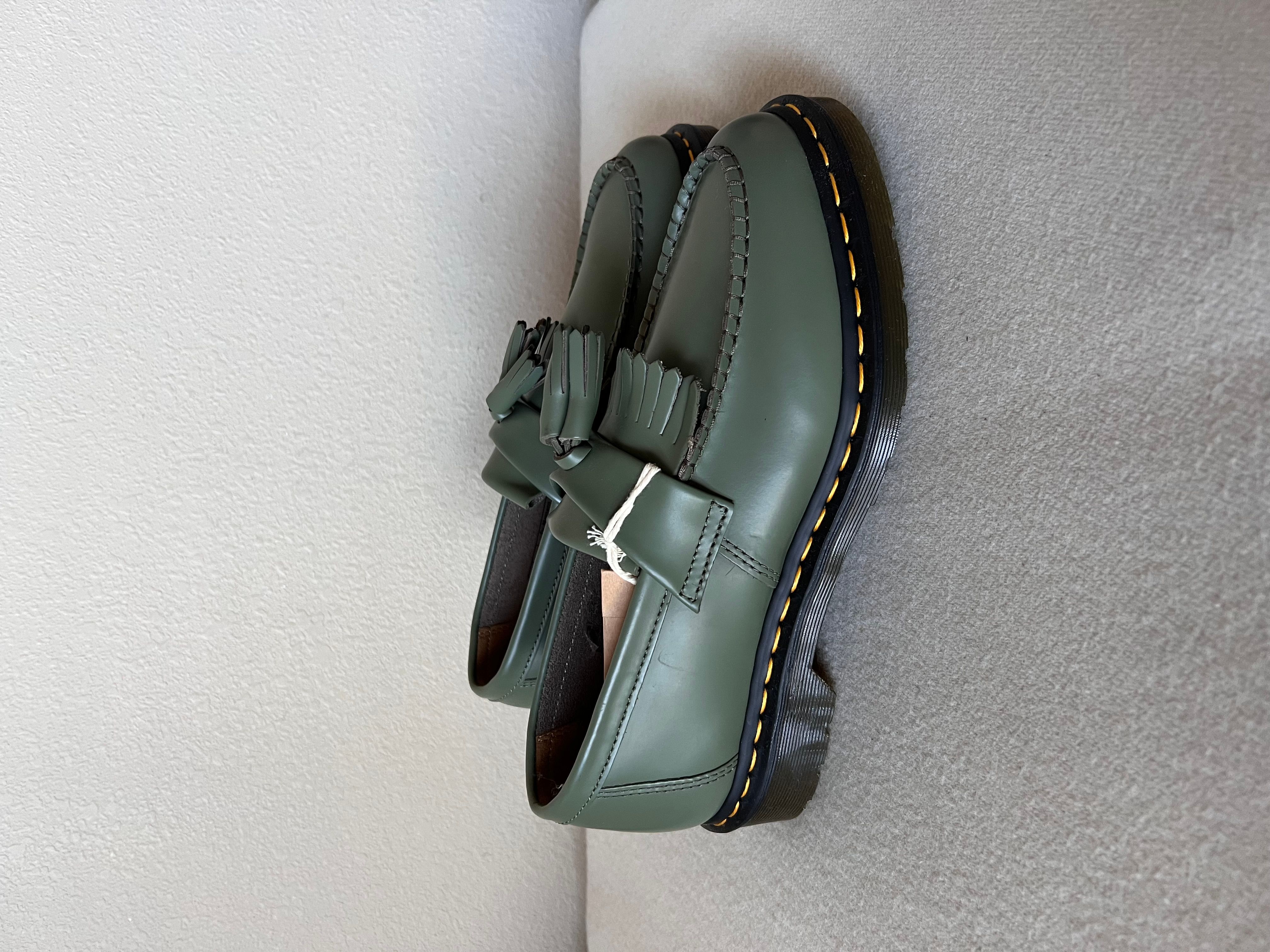Pre-owned Dr. Martens Adrian Ys Tassel Loafer In Green