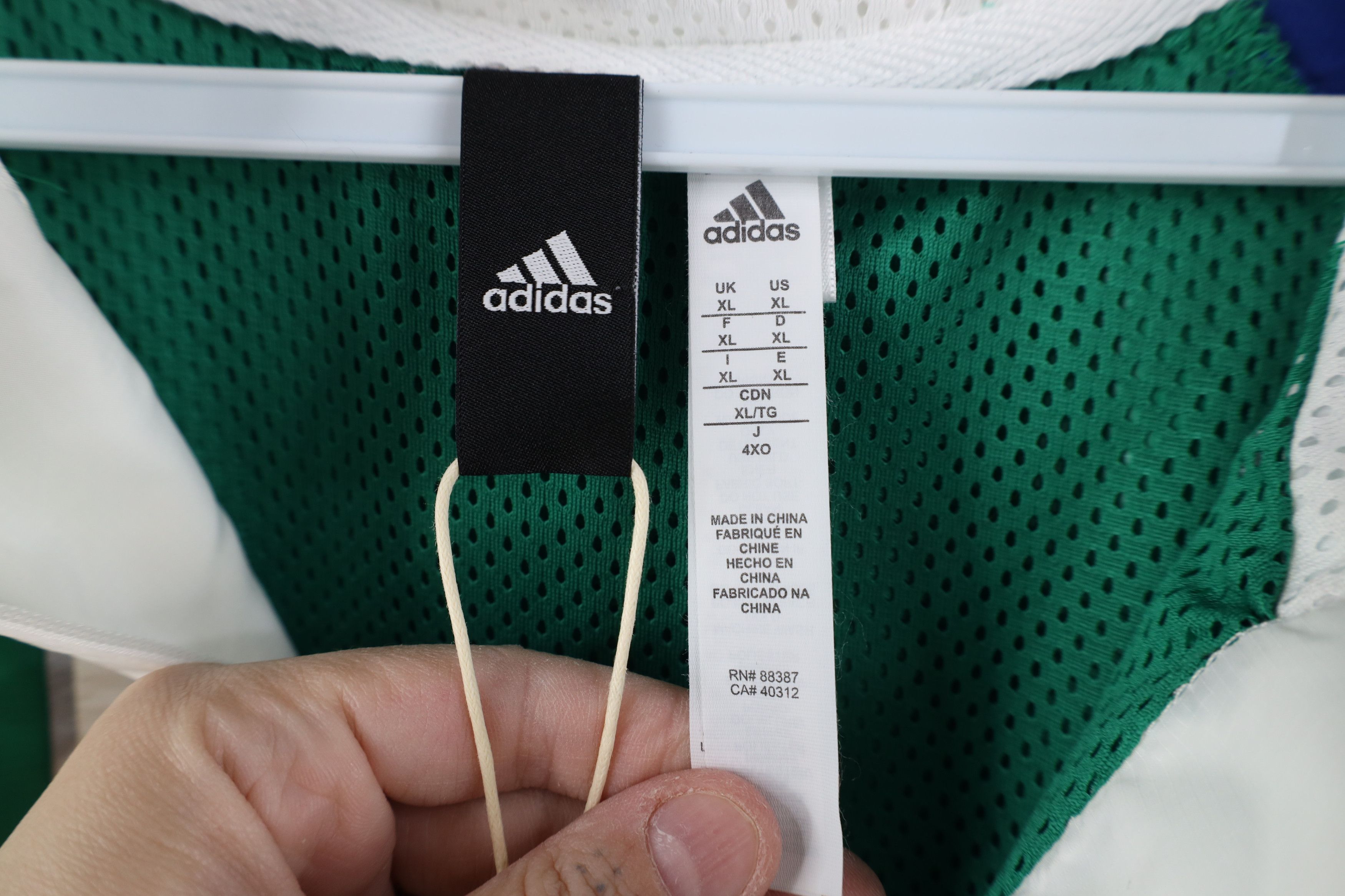 Adidas New Adidas Color Block Hooded Anorak Windbreaker Jacket Size US XL / EU 56 / 4 - 10 Thumbnail