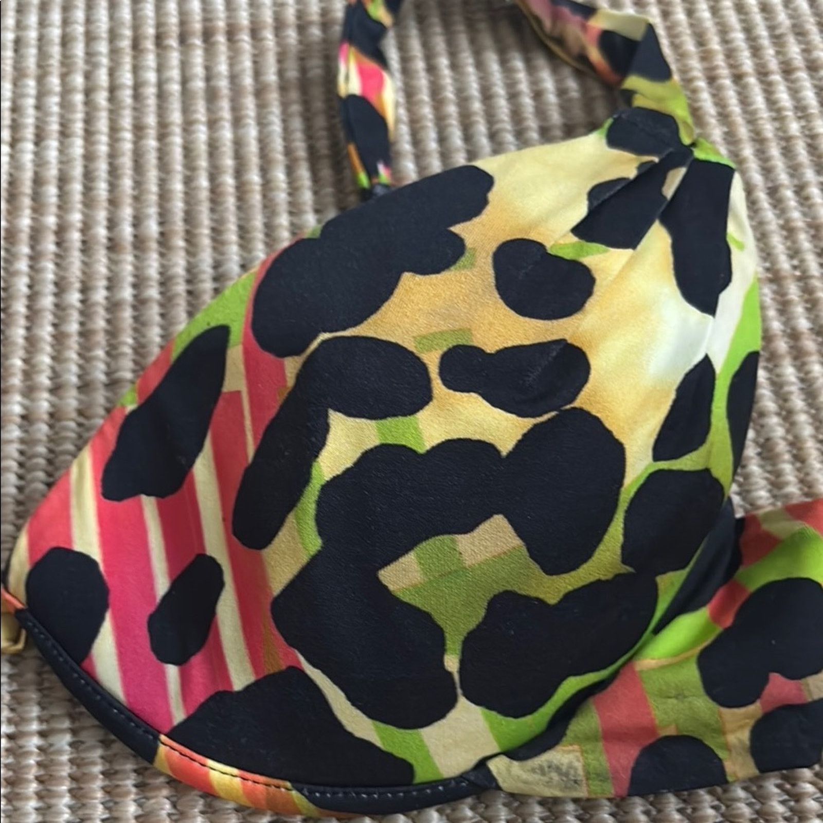 Blumarine NWT Blumarine Multicolor Leopard Print Bikini Size S Size ONE SIZE - 7 Thumbnail