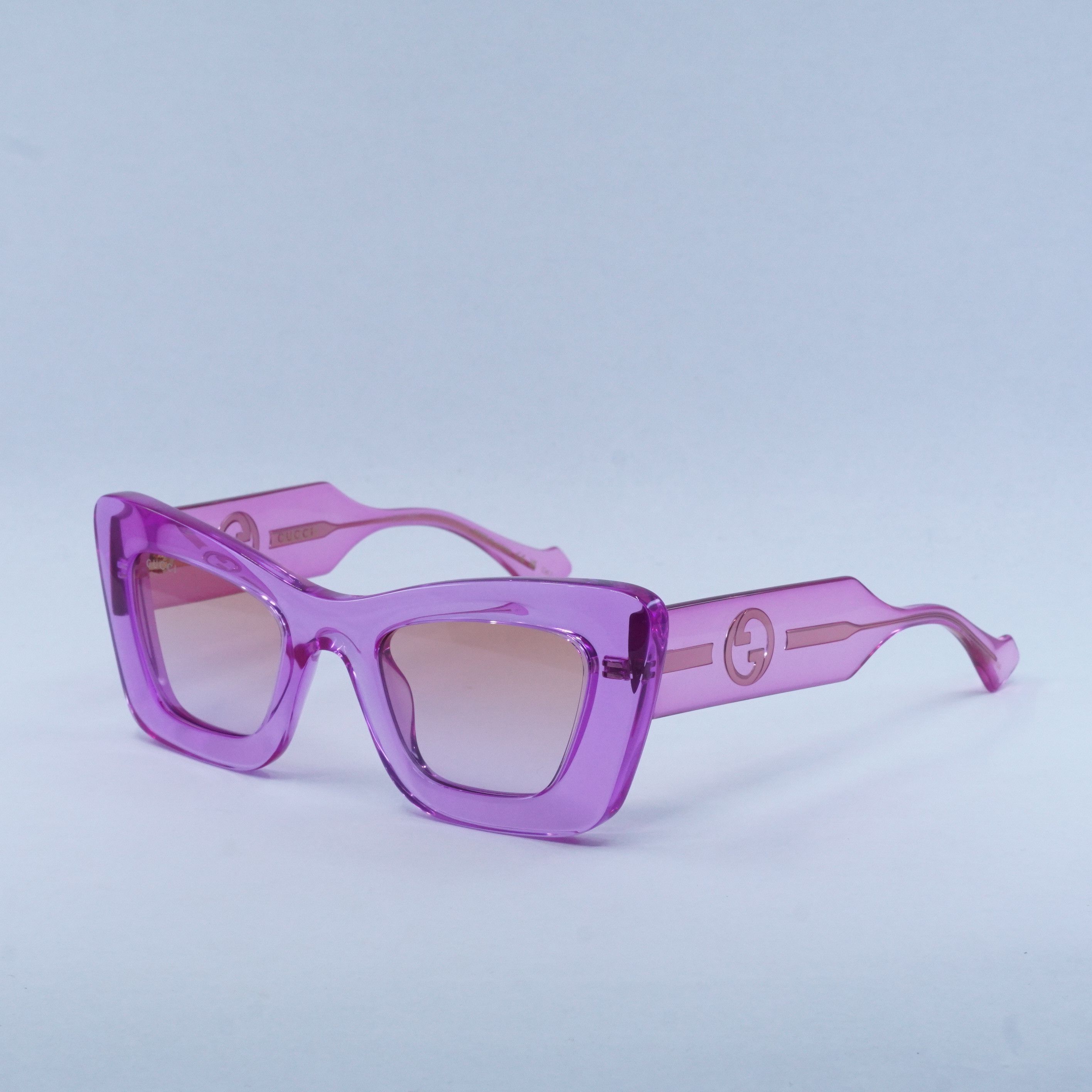 Gucci Gucci GG1552S 003 Women Sunglasses Magenta Frame Size ONE SIZE - 1 Thumbnail