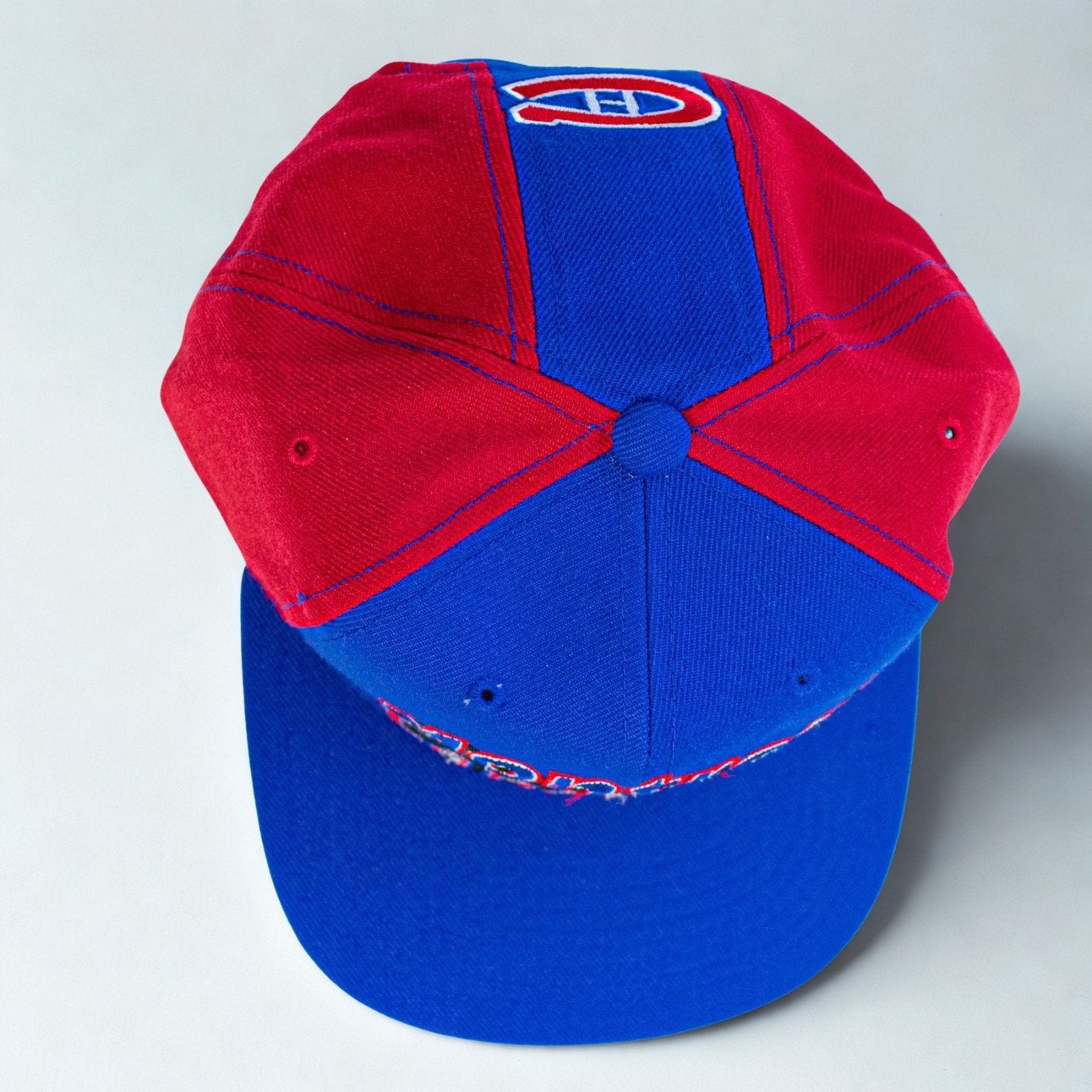 Other Montreal Canadiens AJD Snapback Hat 90s NHL Double Line Arc Size ONE SIZE - 8 Thumbnail