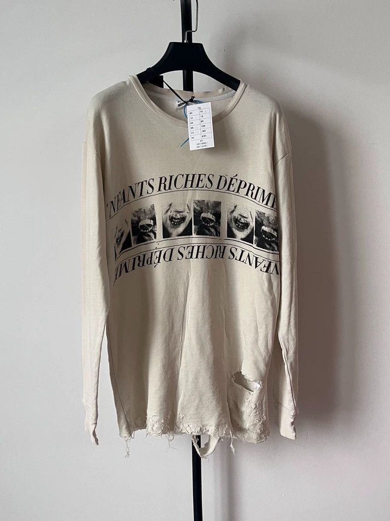 Enfants Riches Deprimes Enfants Riches Deprimes Tooth erosion destroys long sleeve Size US M / EU 48-50 / 2 - 1 Thumbnail