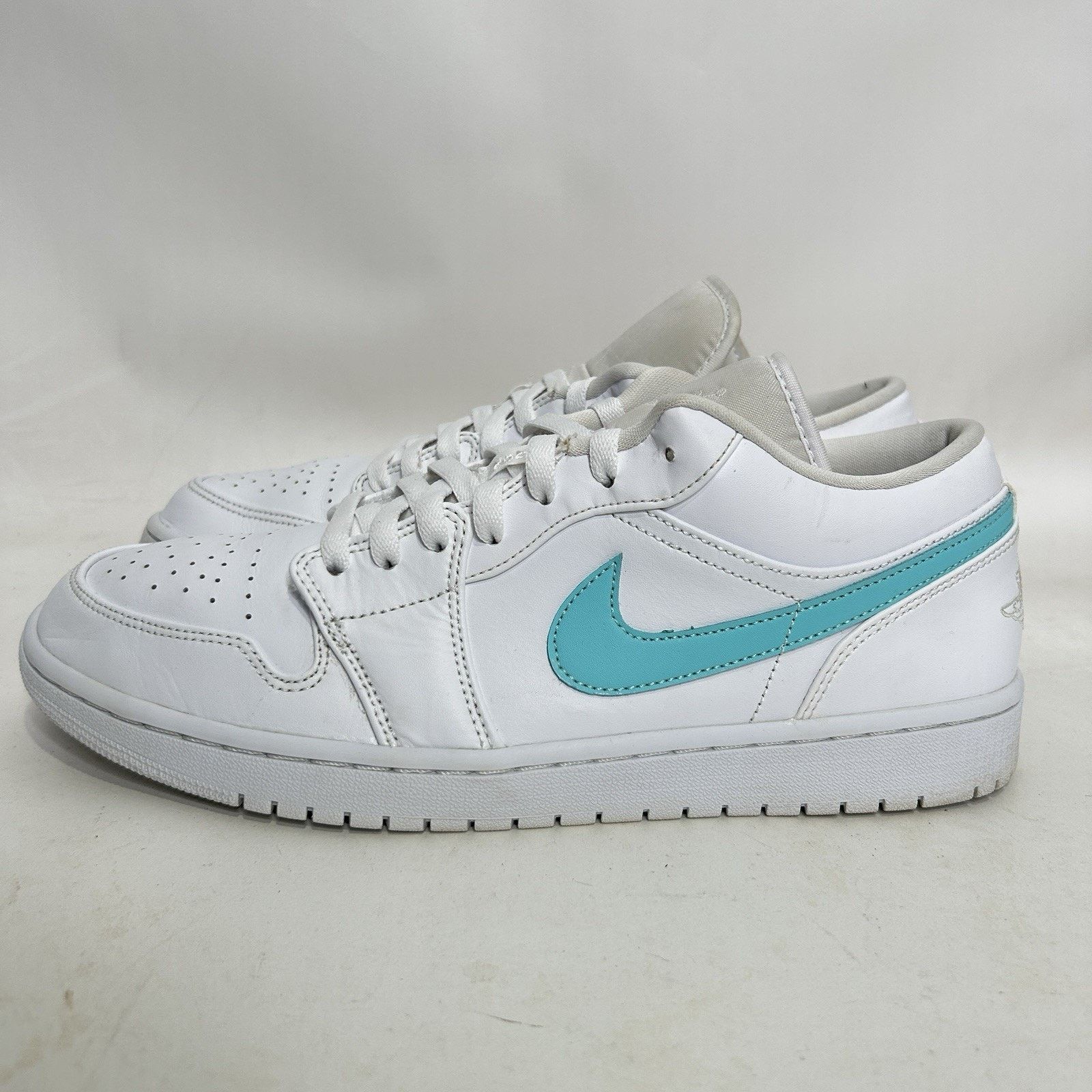 Jordan Brand Nike Air Jordan 1 Low Retro “Neon Swooshes” Size US 12 / EU 45 - 6 Thumbnail