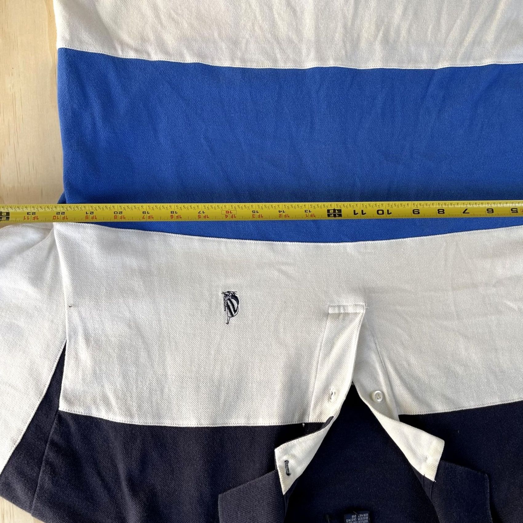 Nautica Nautica Polo Shirt Mens L Multicolor Stripe 100% Cotton Nautical Casual Size US L / EU 52-54 / 3 - 4 Thumbnail