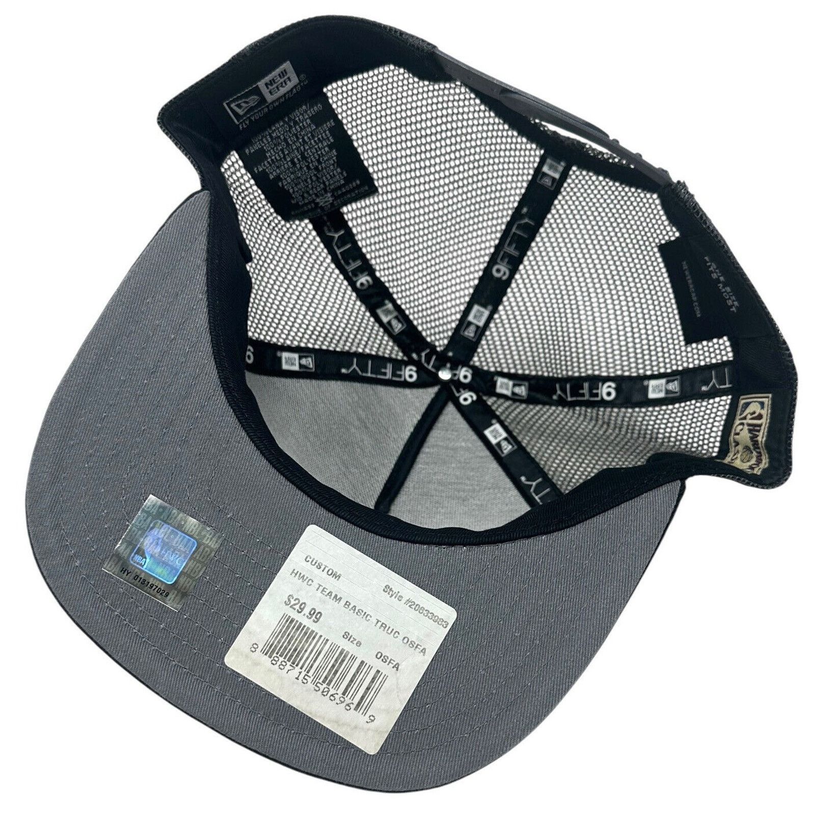 New Era Brooklyn Nets Men's Trucker Hat New Era 9FIFTY Cap Size ONE SIZE - 4 Thumbnail
