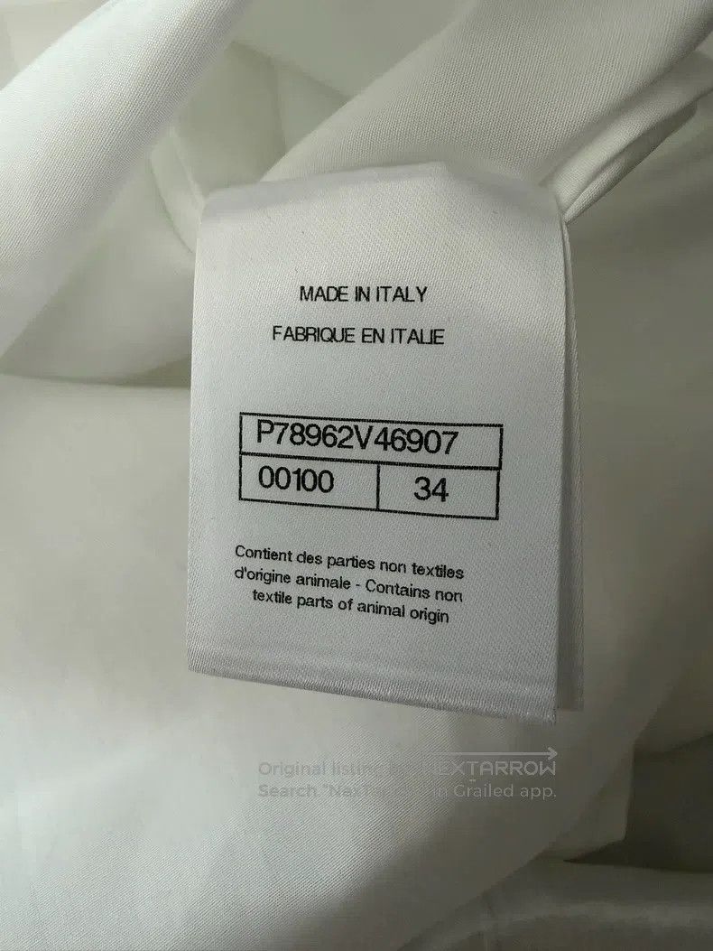 Chanel Chanel White shirt with tie and bow Size XXS / US 00 / IT 34 - 5 Thumbnail