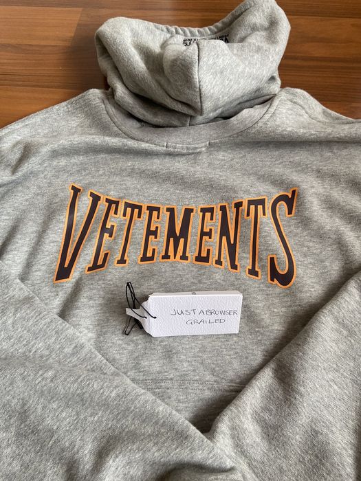 Champion Vetements SS16 Reversible hoodie Grailed