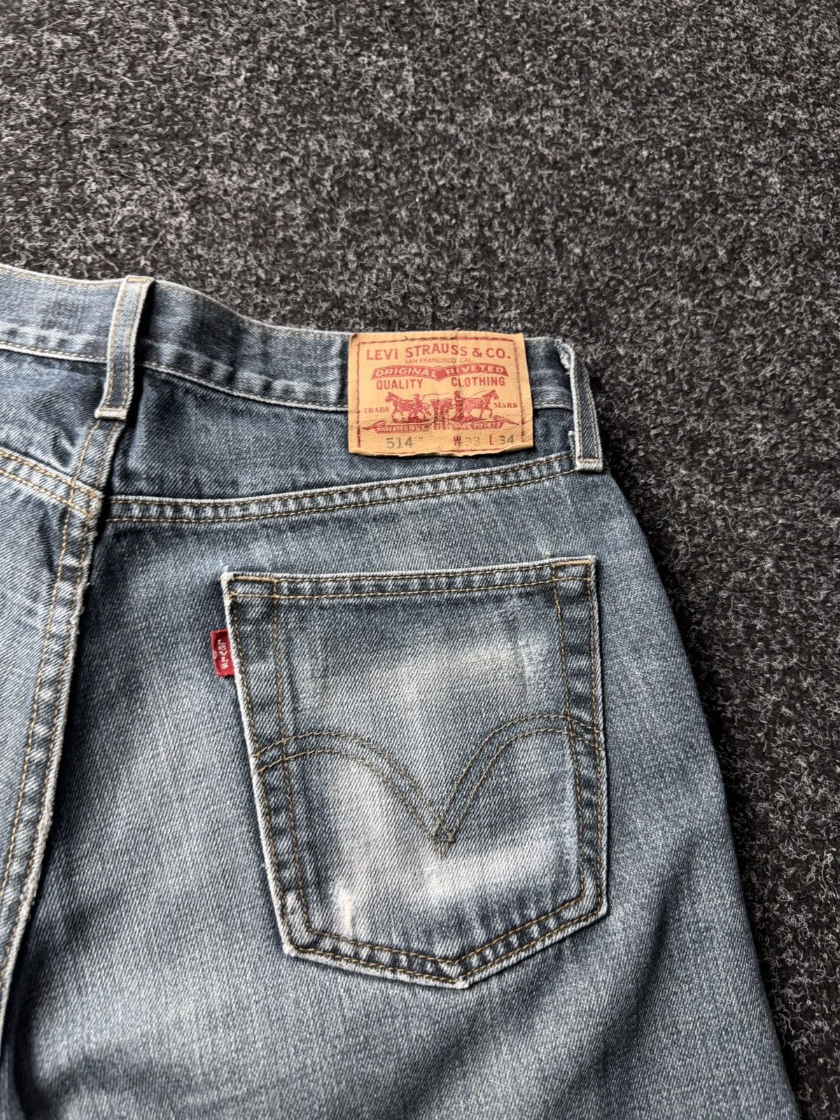 Levi's Levi’s 514 Slim Straight Jeans W31 L34 Light Wash USA Style Size US 32 / EU 48 - 14 Thumbnail