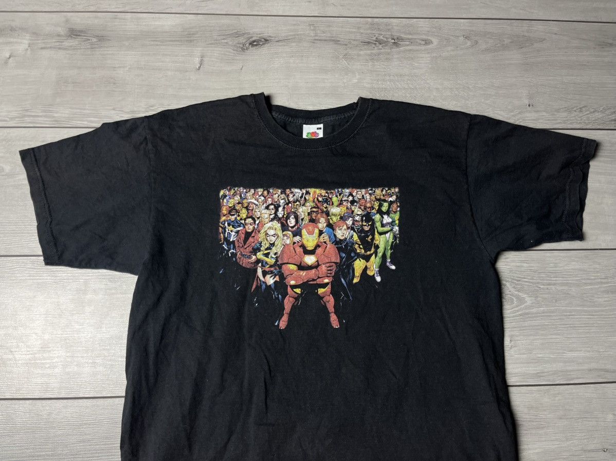 Marvel Comics Marvel Universe Mad Engine Heroes Villains Group T-Shirt Size US M / EU 48-50 / 2 - 3 Thumbnail