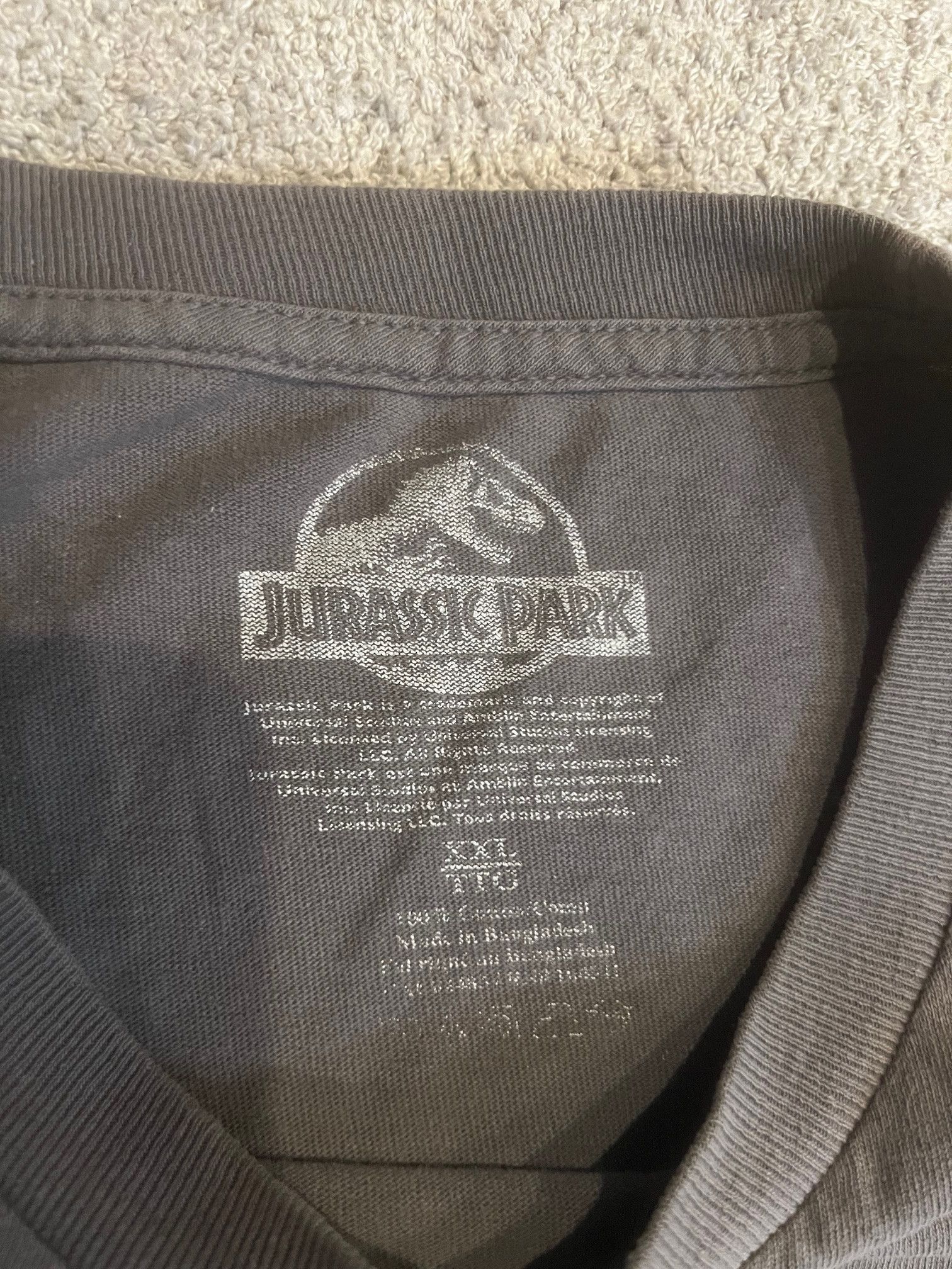 Vintage Jurassic Park Vintage Tee Size US XXL / EU 58 / 5 - 3 Thumbnail