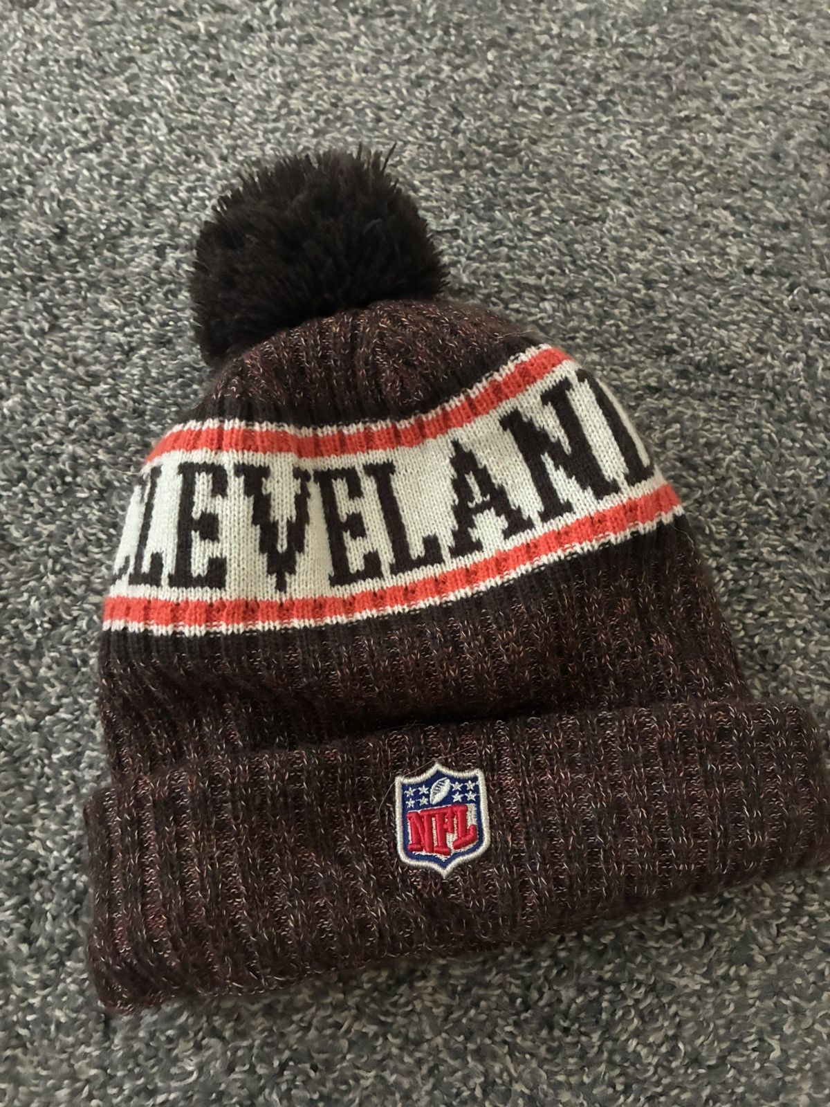 New Era CLEVELAND BROWNS BEANIE Size ONE SIZE - 3 Thumbnail