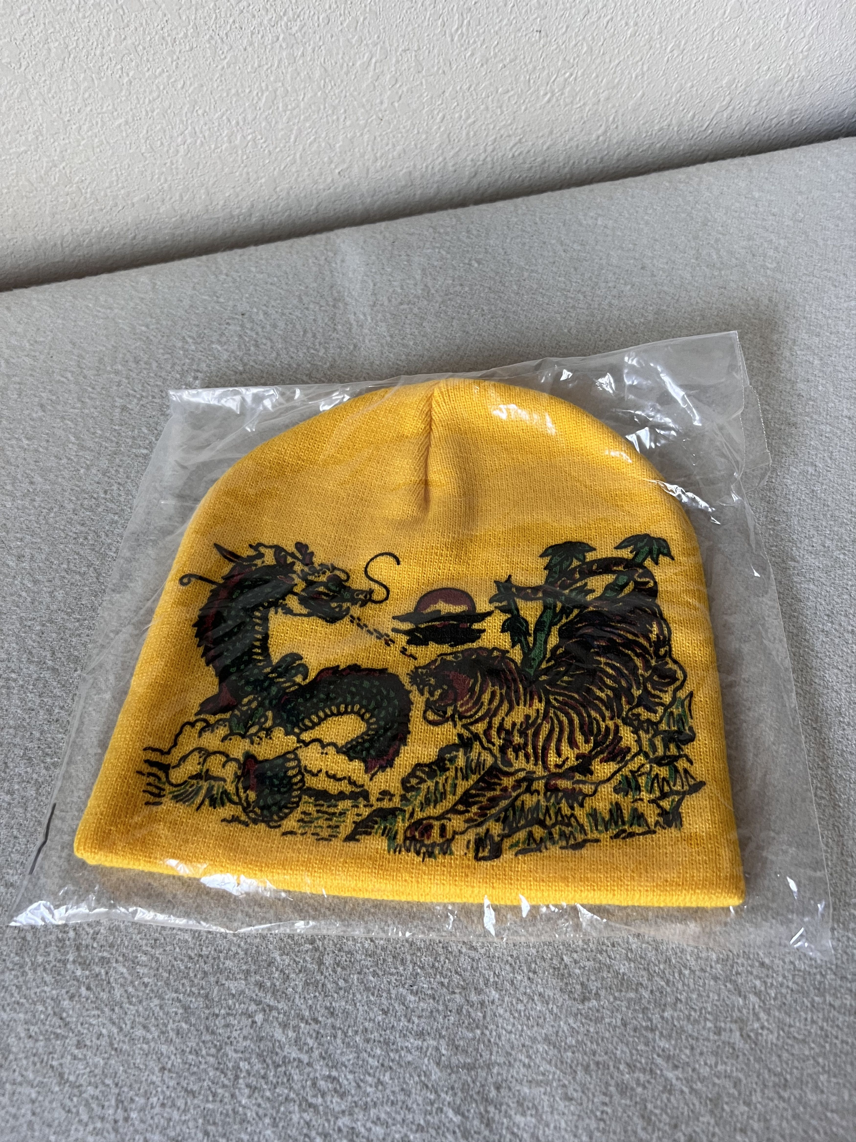 Supreme Supreme Dragon Beanie in Yellow | Grailed