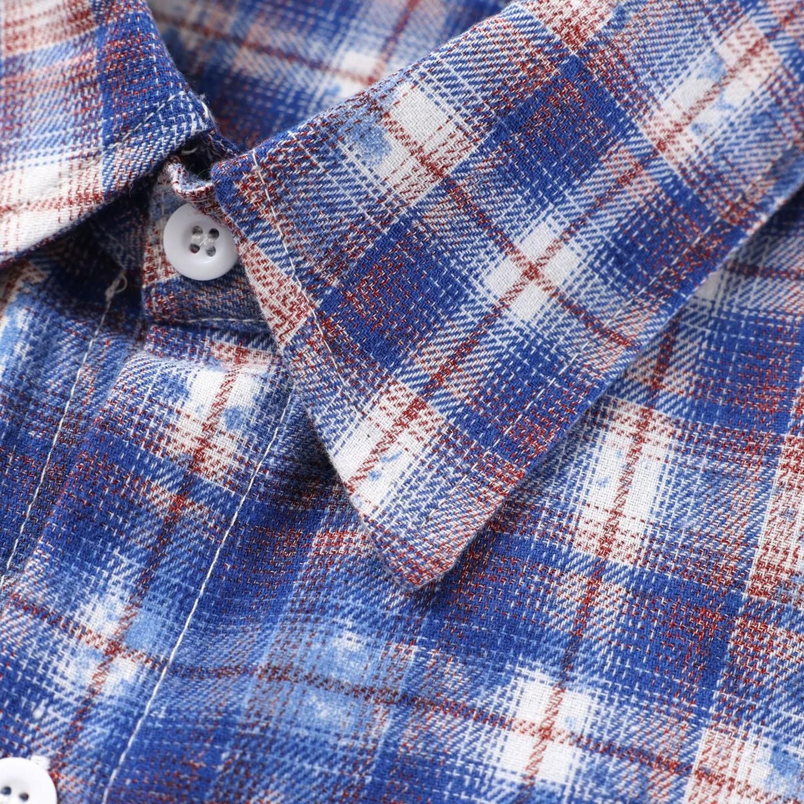 Flannel Plaid Long-Sleeve Shirt| Size US M / EU 48-50 / 2 - 2 Thumbnail
