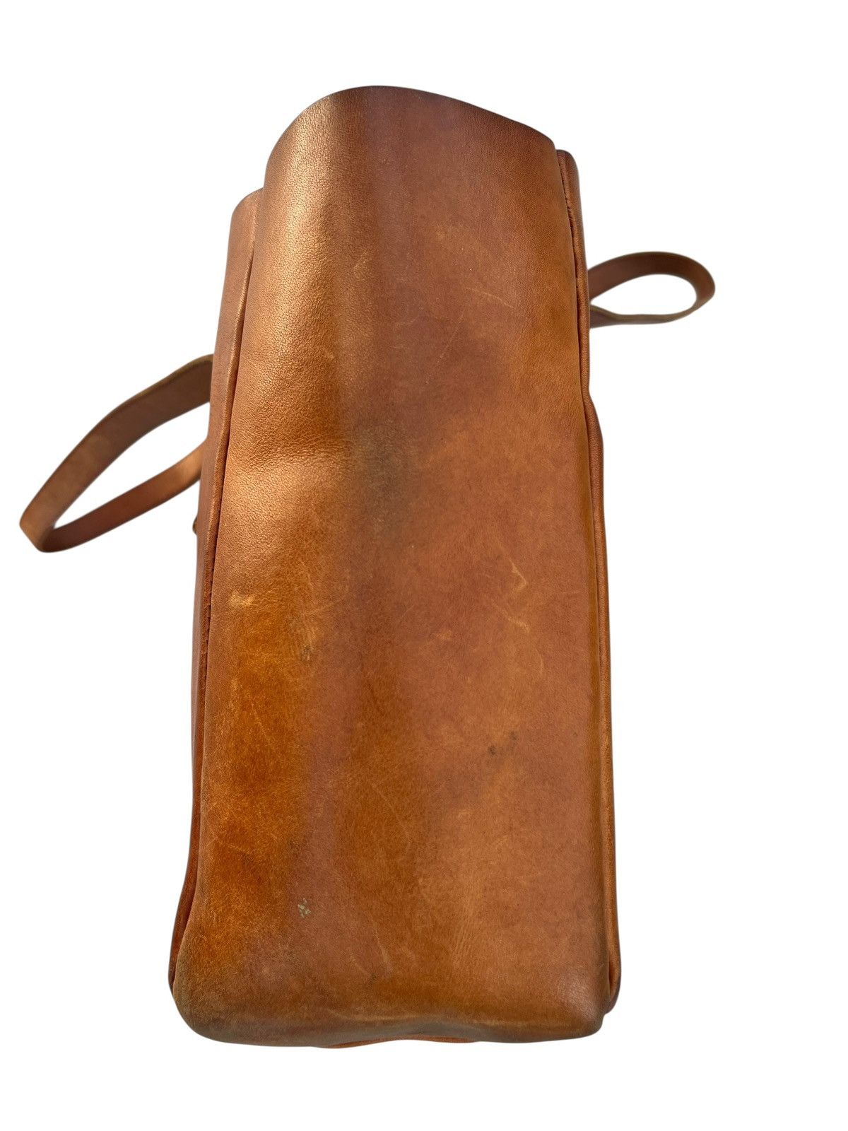 Leather Sot Japan Stains Patina Leather Toto Bag Size ONE SIZE - 11 Thumbnail