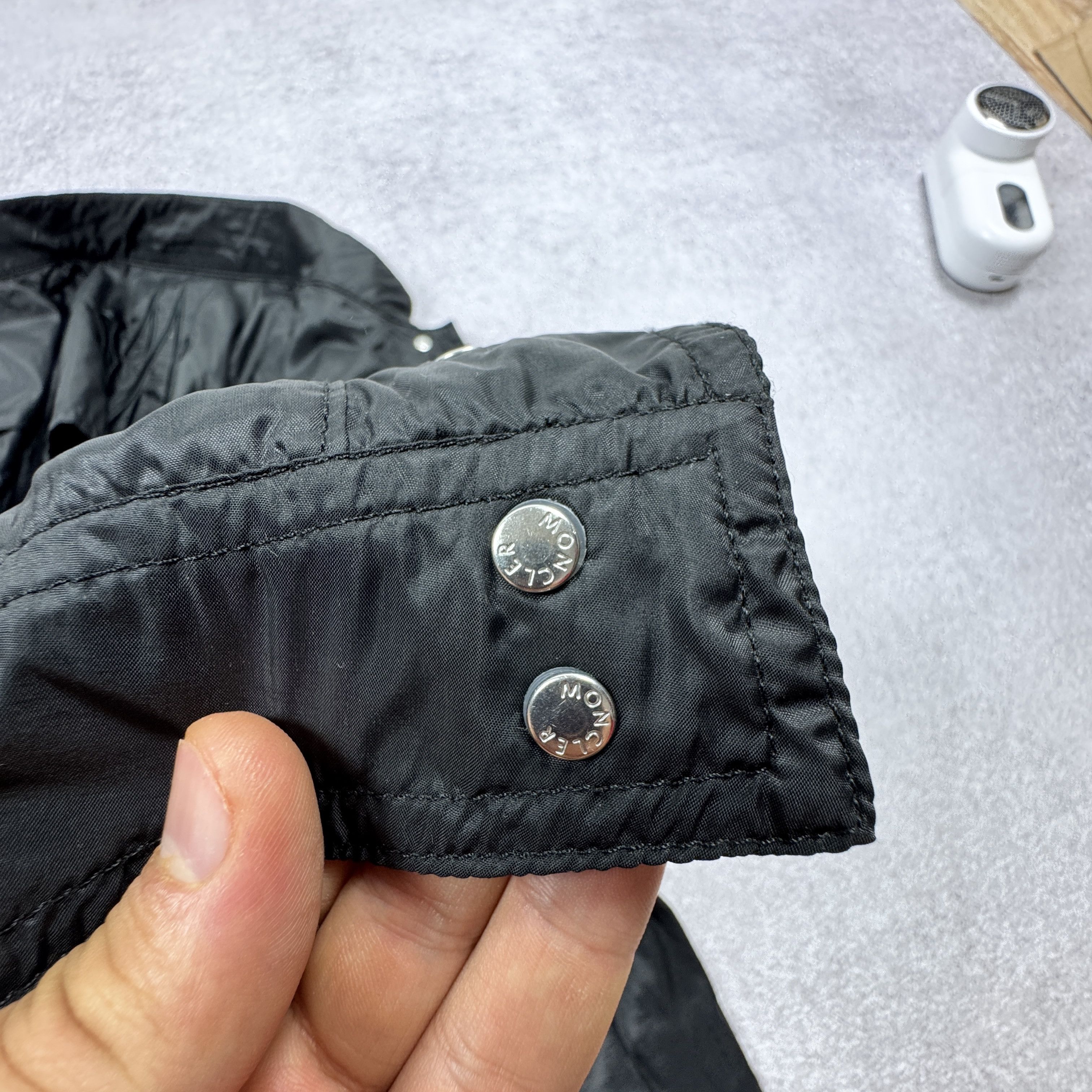 Moncler Women`s Moncler Z5E0084 Black Light Nylon Jacket Size 1 / S Size S / US 4 / IT 40 - 13 Thumbnail