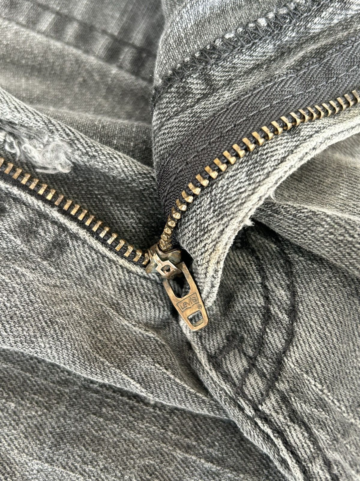 Levi's Levis 514 Denim Vintage Faded Black Trousers Size US 38 / EU 54 - 8 Thumbnail