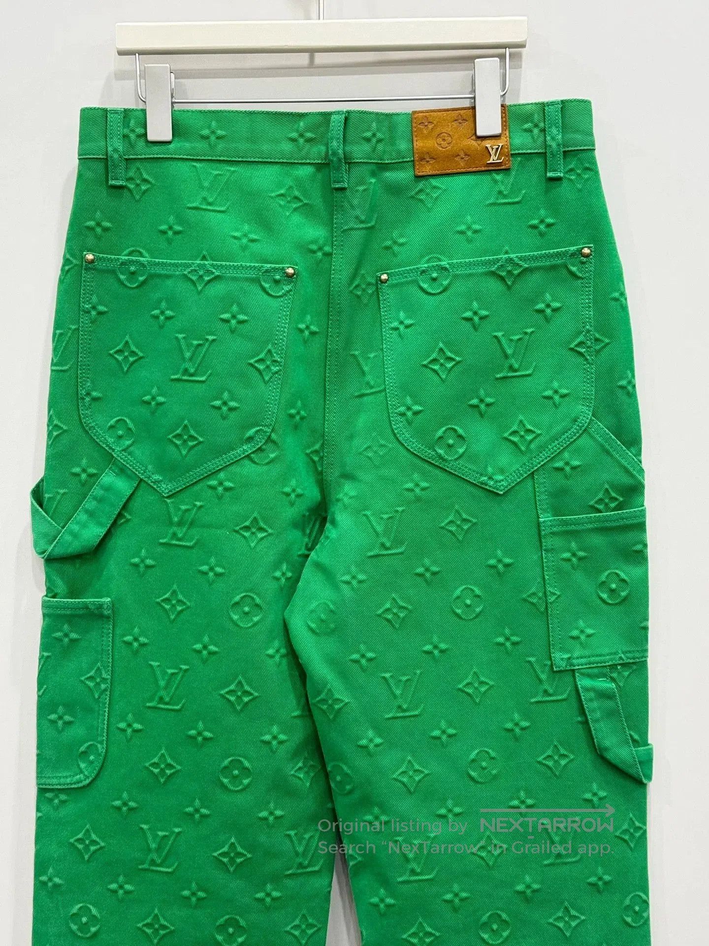 Louis Vuitton louis vuitton green carpenter pants size 32. Size US 32 / EU 48 - 5 Thumbnail