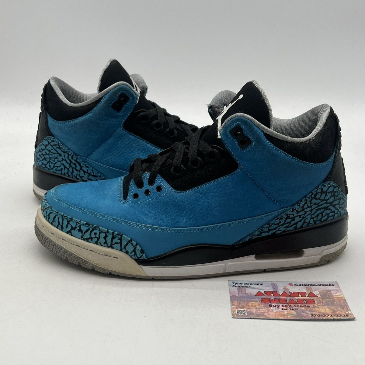 Jordan Brand Air Jordan 3 Powder blue Size US 8 / EU 41 - 1 Thumbnail