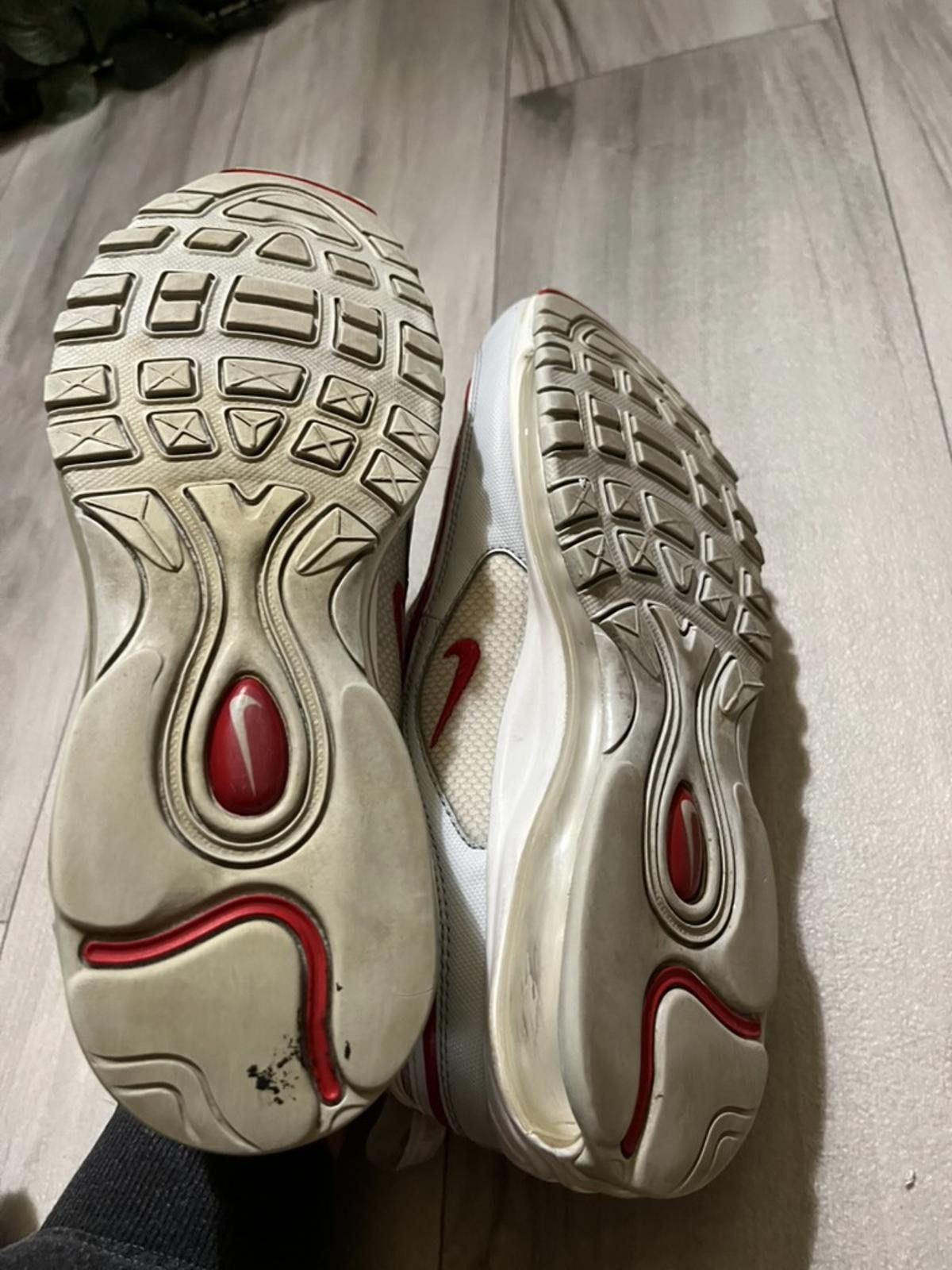 Nike Nike Air Max 97s - University Red / White Sz 10 Size US 10 / EU 43 - 7 Thumbnail