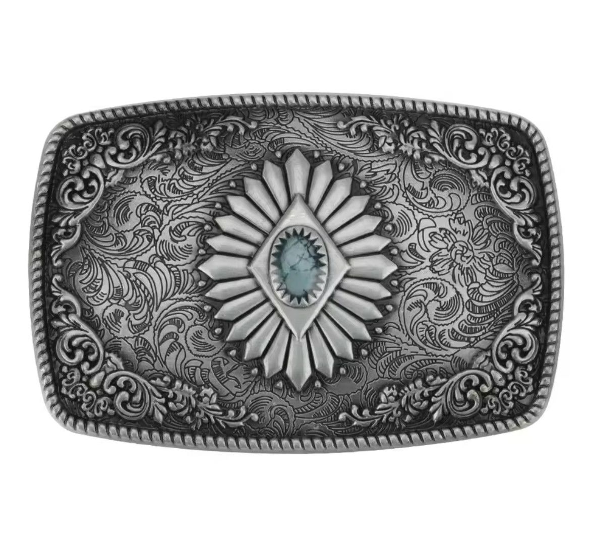 Japanese Brand × Vintage Printed Gems Belt Buckle Size ONE SIZE - 2 Thumbnail