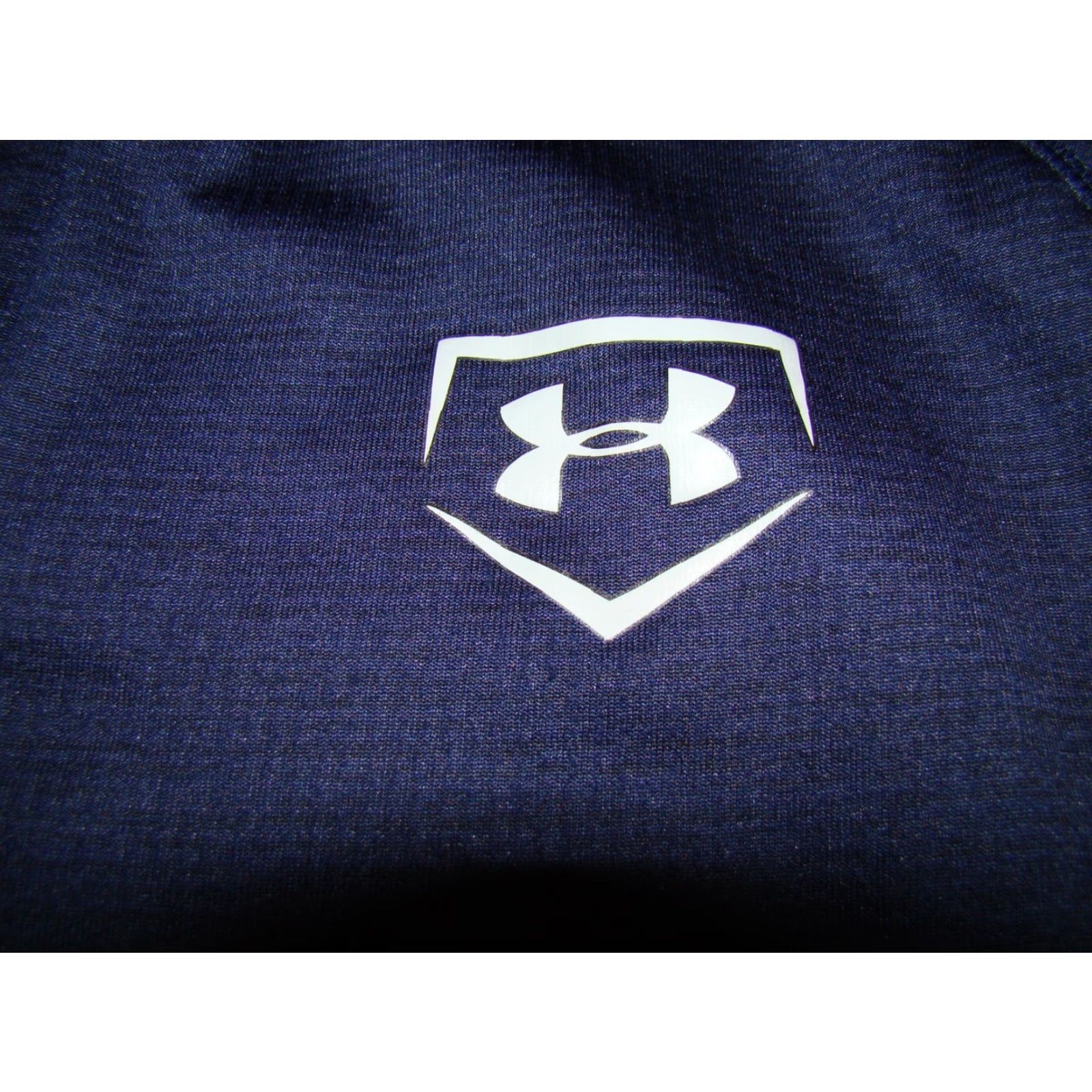 Under Armour Under Armour Coldgear Mens Baseball Shirt Long Sleeve Snap Waffle Lined Small Blue Shirt Size US S / EU 44-46 / 1 - 3 Thumbnail