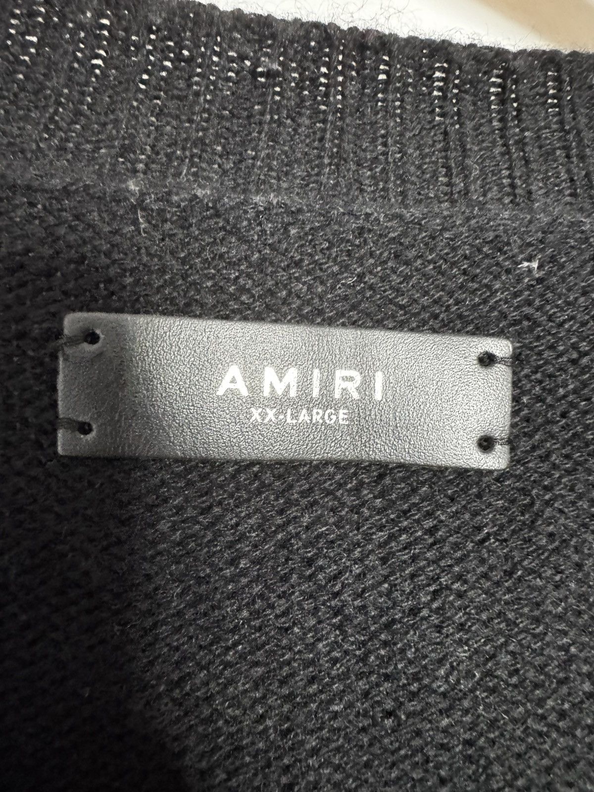 Amiri Cashmere Patchwork Varsity Cardigan Size US XXL / EU 58 / 5 - 4 Thumbnail