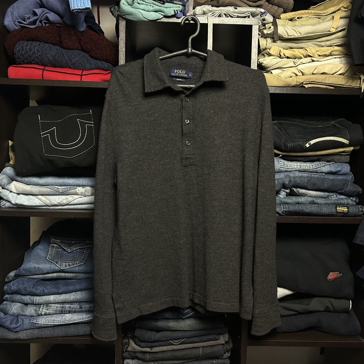 Polo Ralph Lauren Luxury Polo Ralph Lauren Basic Button Streetwear sweater Size US L / EU 52-54 / 3 - 1 Thumbnail