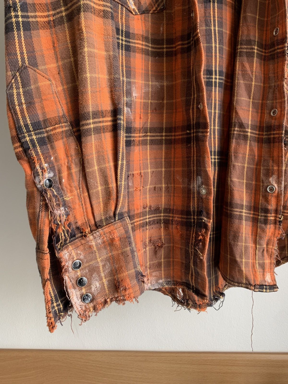 Vintage Sun Faded Vintage Flannel Shirt Distressed Grunge Size US M / EU 48-50 / 2 - 5 Thumbnail