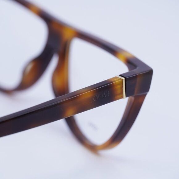 Loewe Loewe LW50023I 052 Eyeglasses Havana 57mm Cat Eye Frame Size ONE SIZE - 5 Thumbnail
